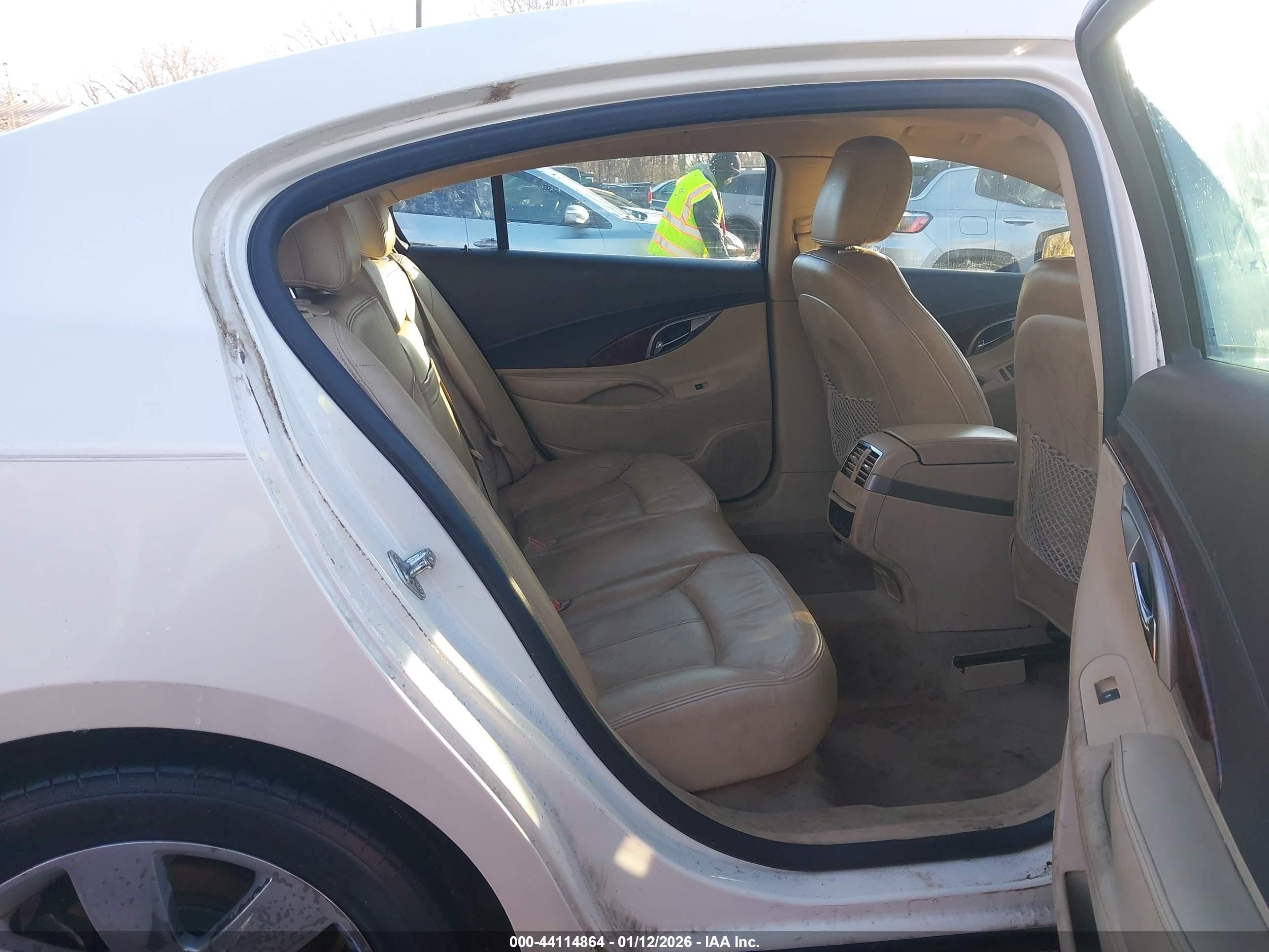 2011 Buick Lacrosse Cxs White vin: 1G4GE5ED6BF394558