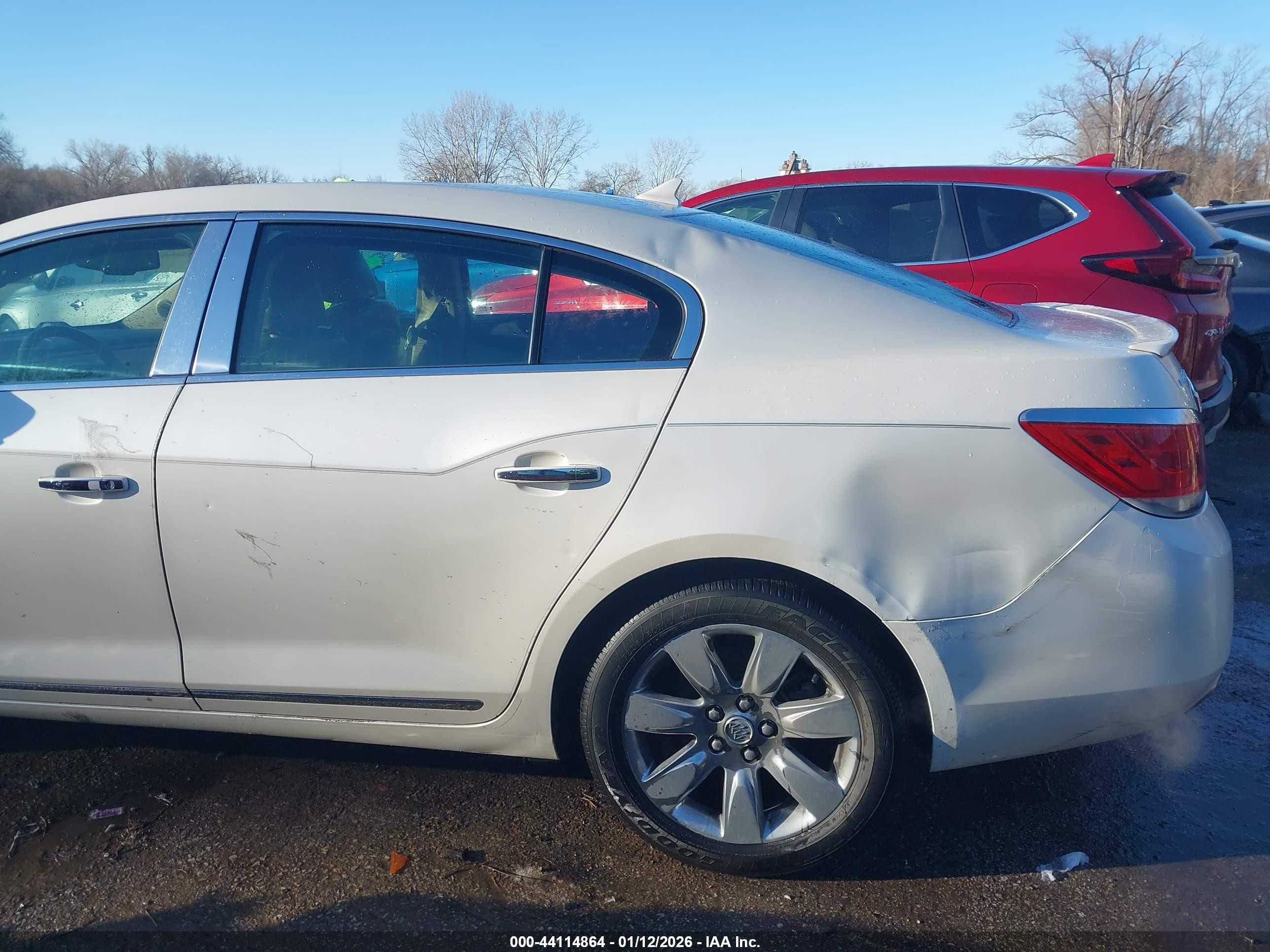 2011 Buick Lacrosse Cxs White vin: 1G4GE5ED6BF394558