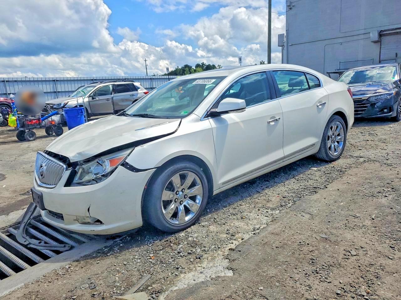 2011 Buick Lacrosse Cxs White vin: 1G4GE5ED7BF135660