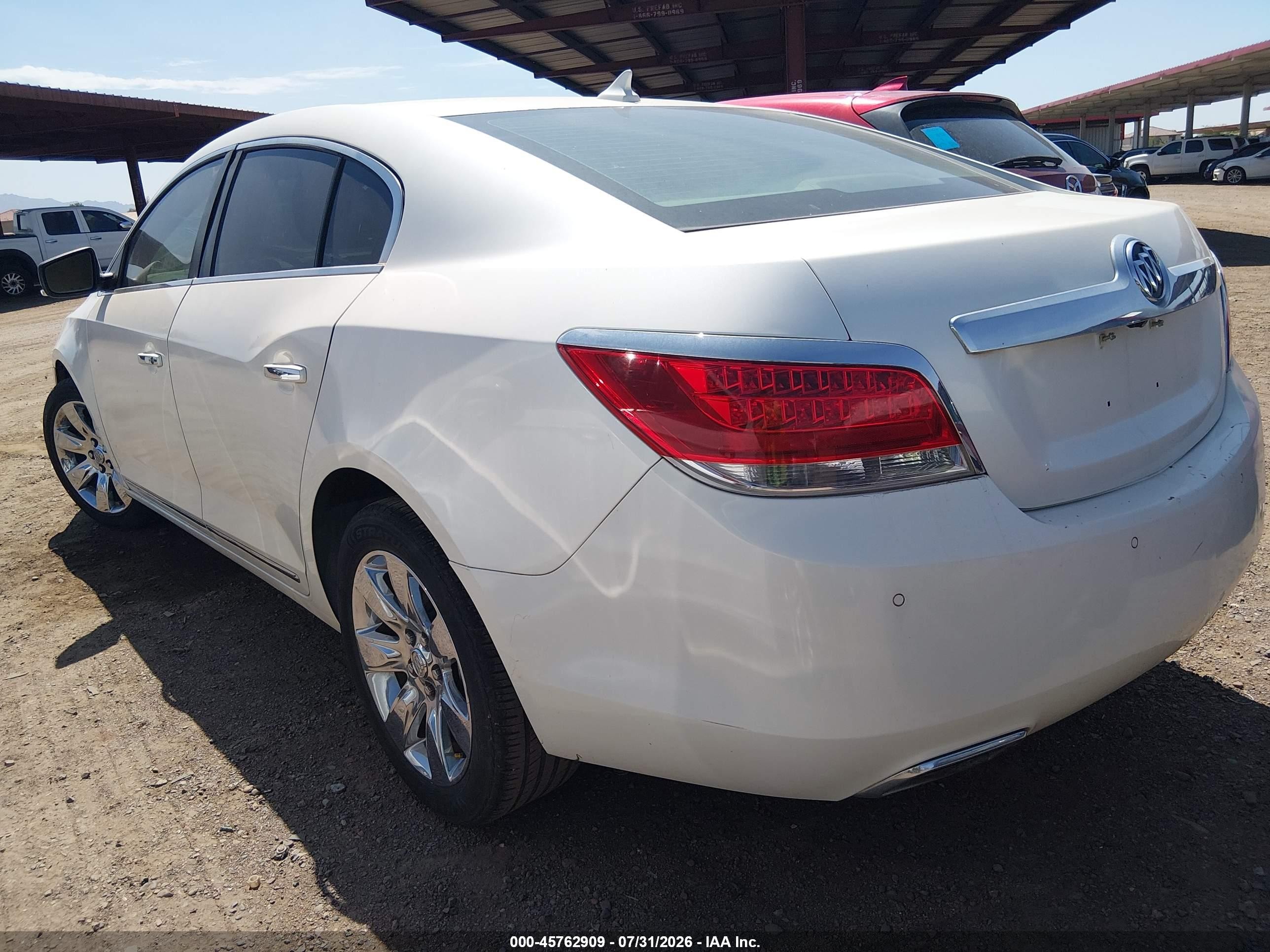 2011 Buick Lacrosse Cxs Cream vin: 1G4GE5ED8BF195009