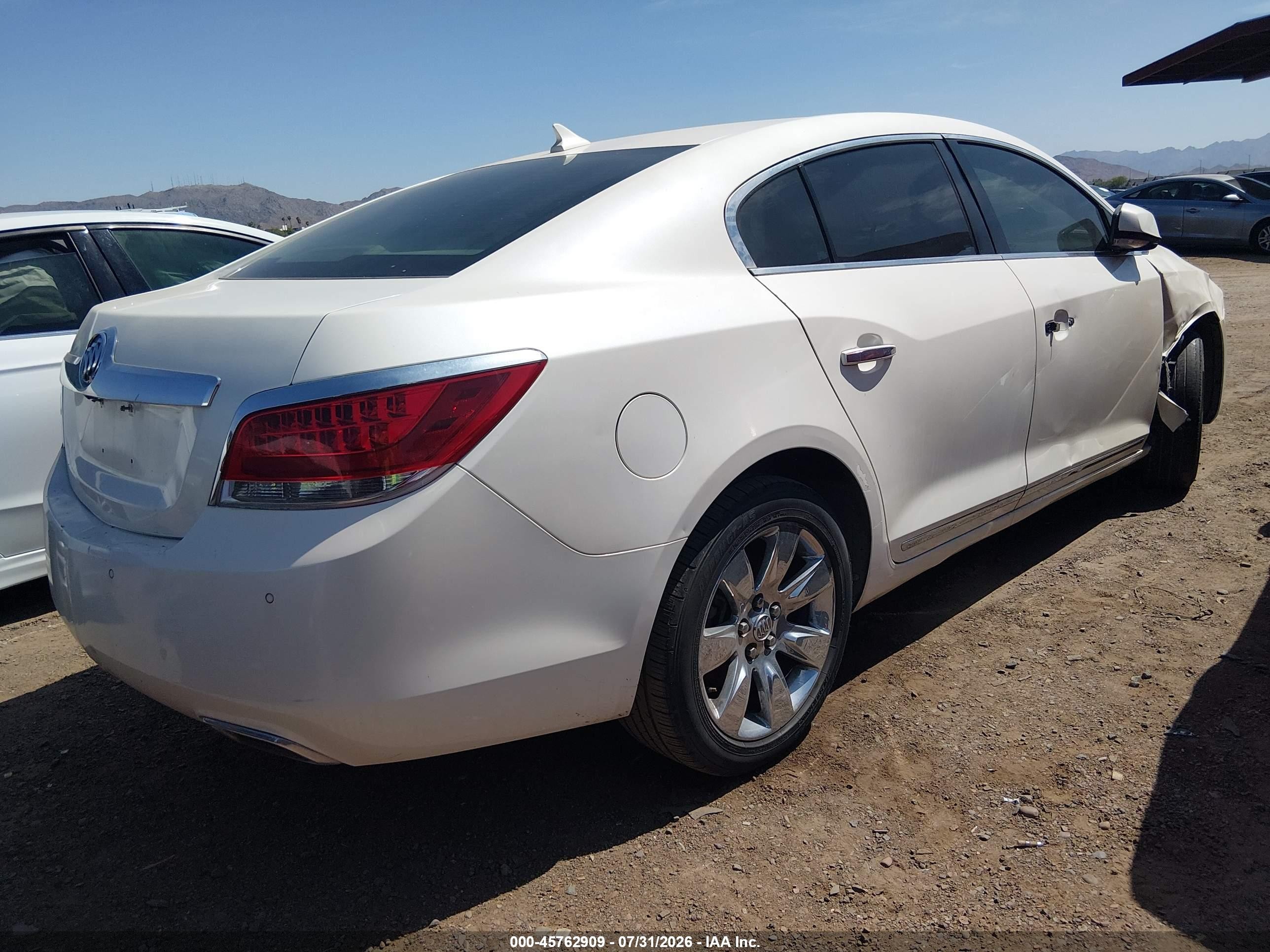 2011 Buick Lacrosse Cxs Cream vin: 1G4GE5ED8BF195009