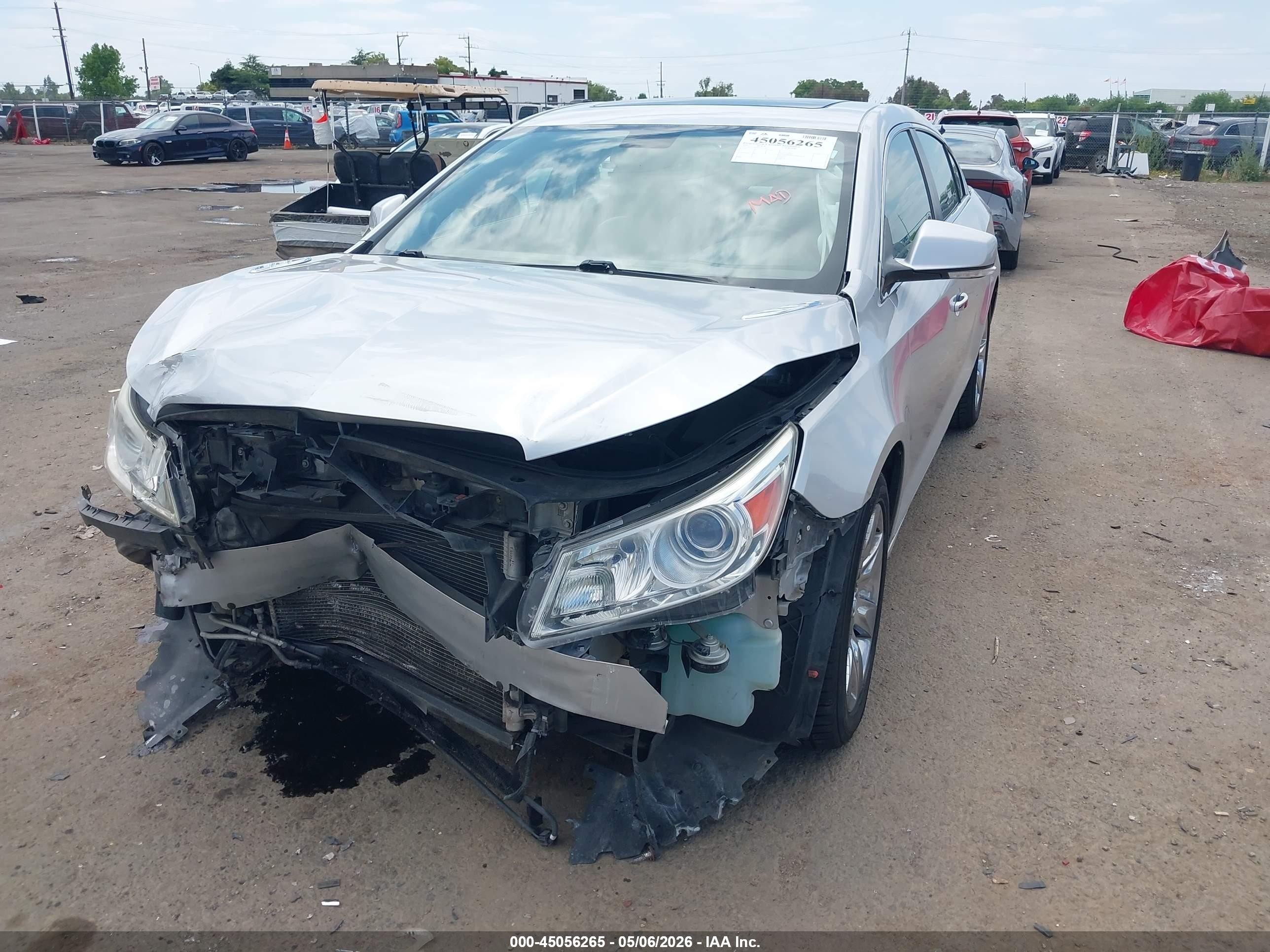 2011 Buick Lacrosse Cxs Серебряный vin: 1G4GE5ED8BF295126