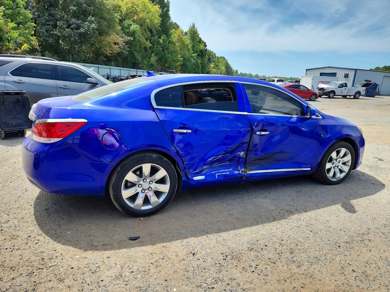 2011 Buick Lacrosse Cxs Blue vin: 1G4GE5ED9BF206146