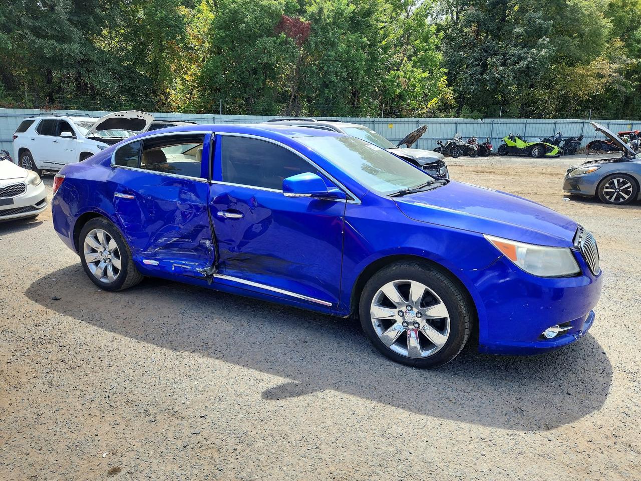 2011 Buick Lacrosse Cxs Blue vin: 1G4GE5ED9BF206146