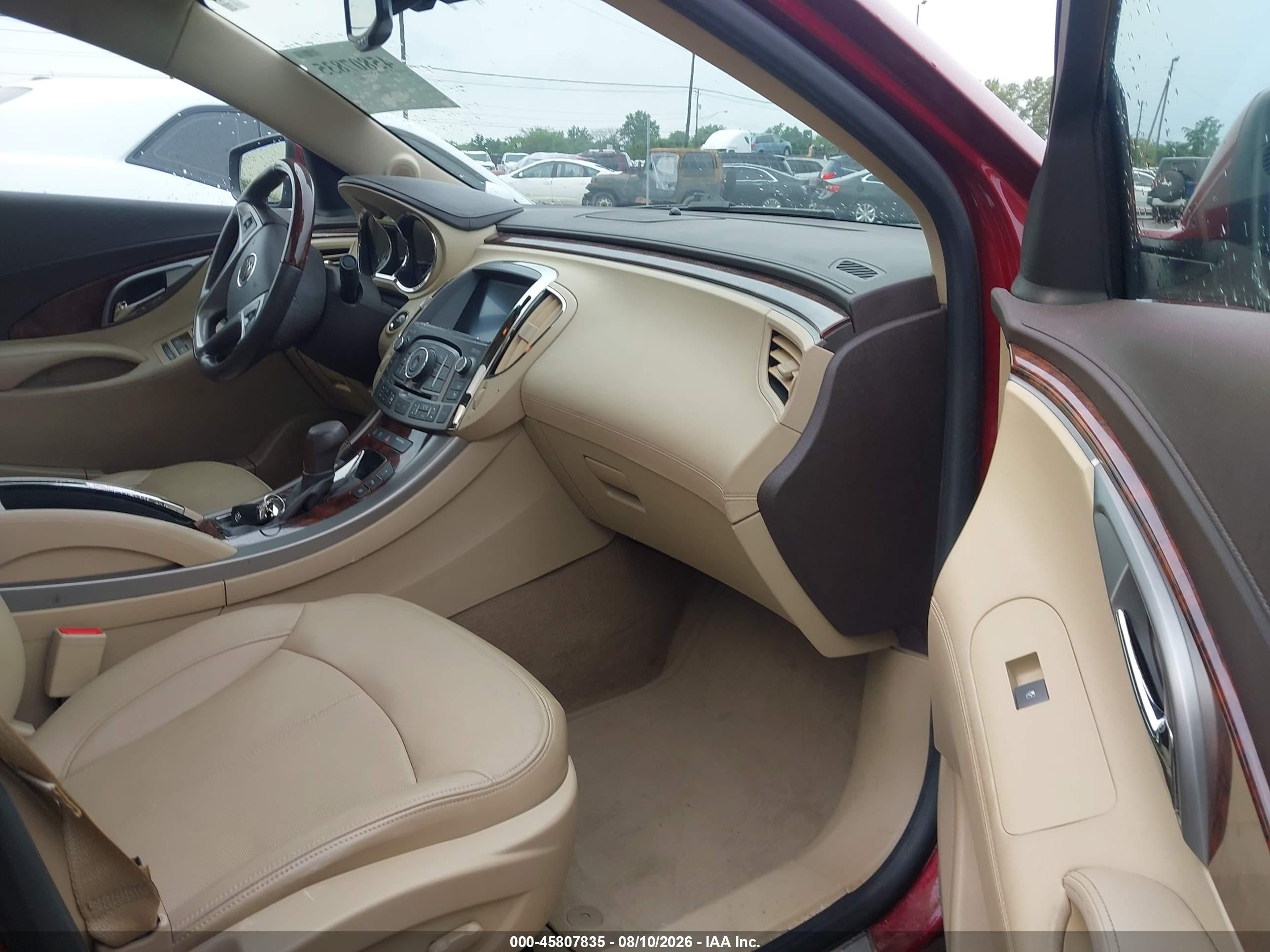 2011 Buick Lacrosse Cxs Red vin: 1G4GE5ED9BF291697