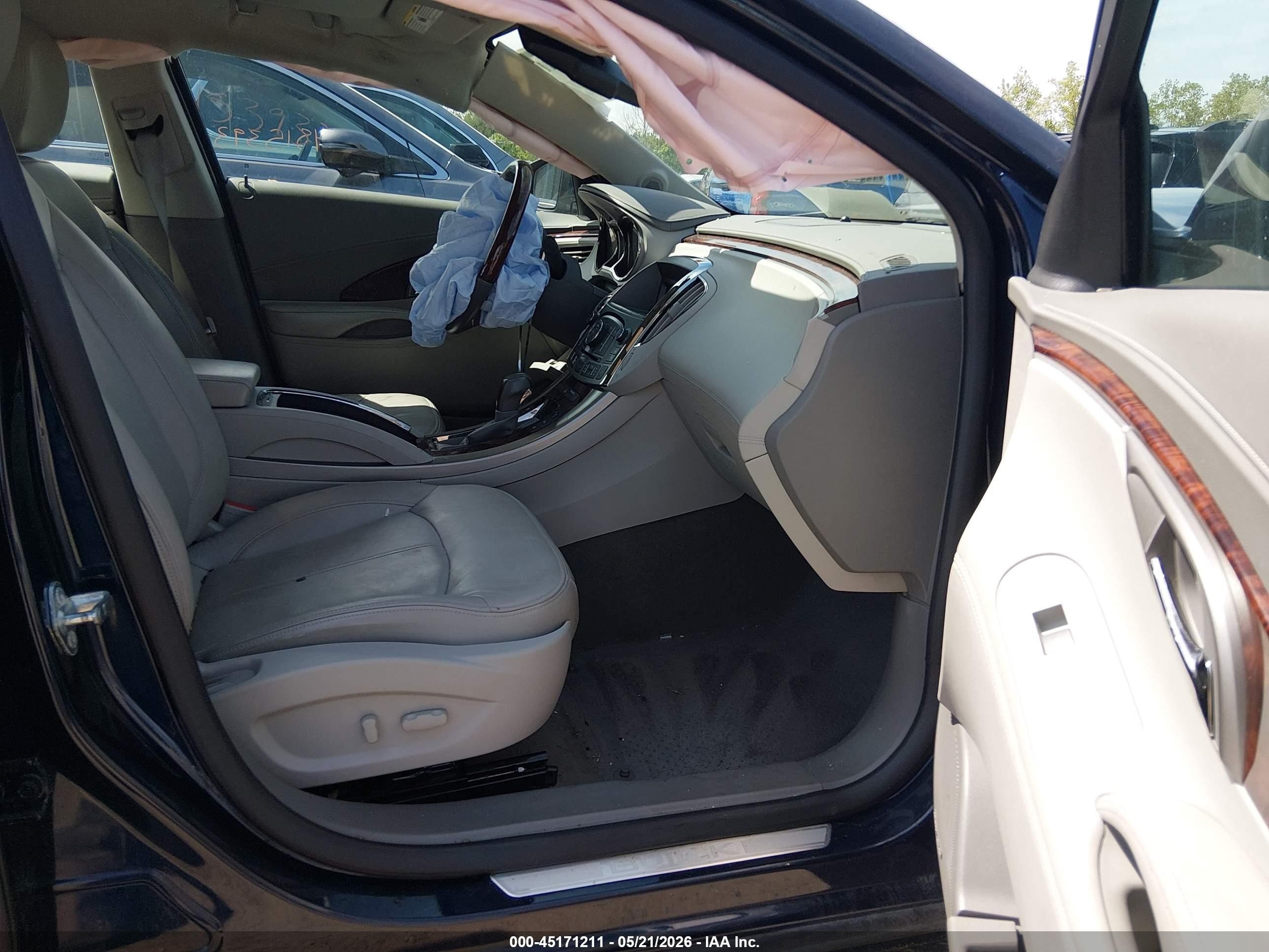 2011 Buick Lacrosse Cxs Blue vin: 1G4GE5EDXBF382221