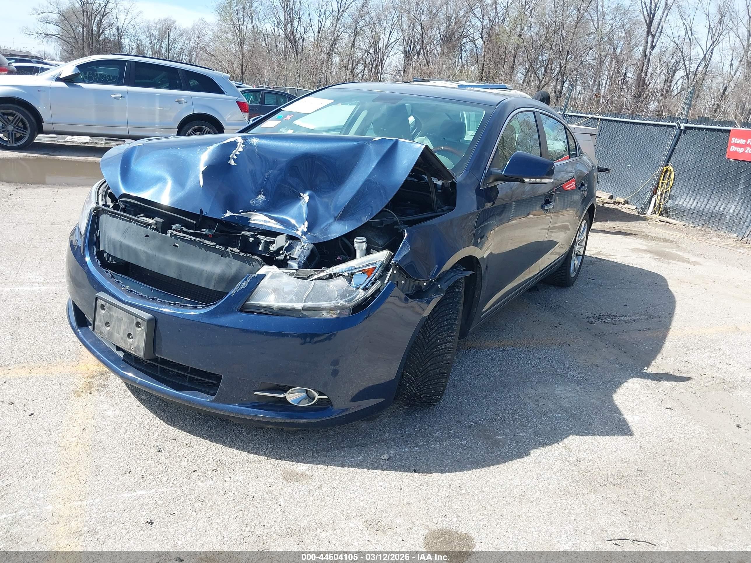 2010 Buick Lacrosse Cxs Navy vin: 1G4GE5EV1AF154325
