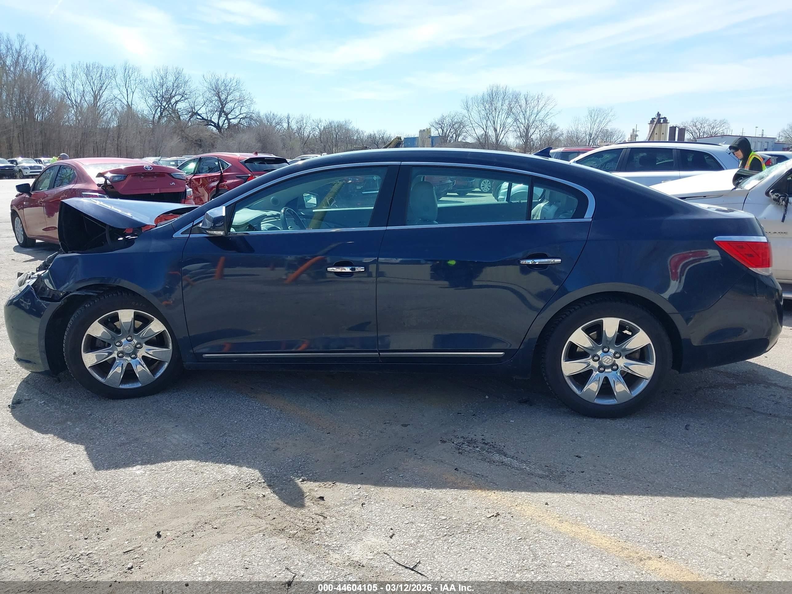 2010 Buick Lacrosse Cxs Navy vin: 1G4GE5EV1AF154325