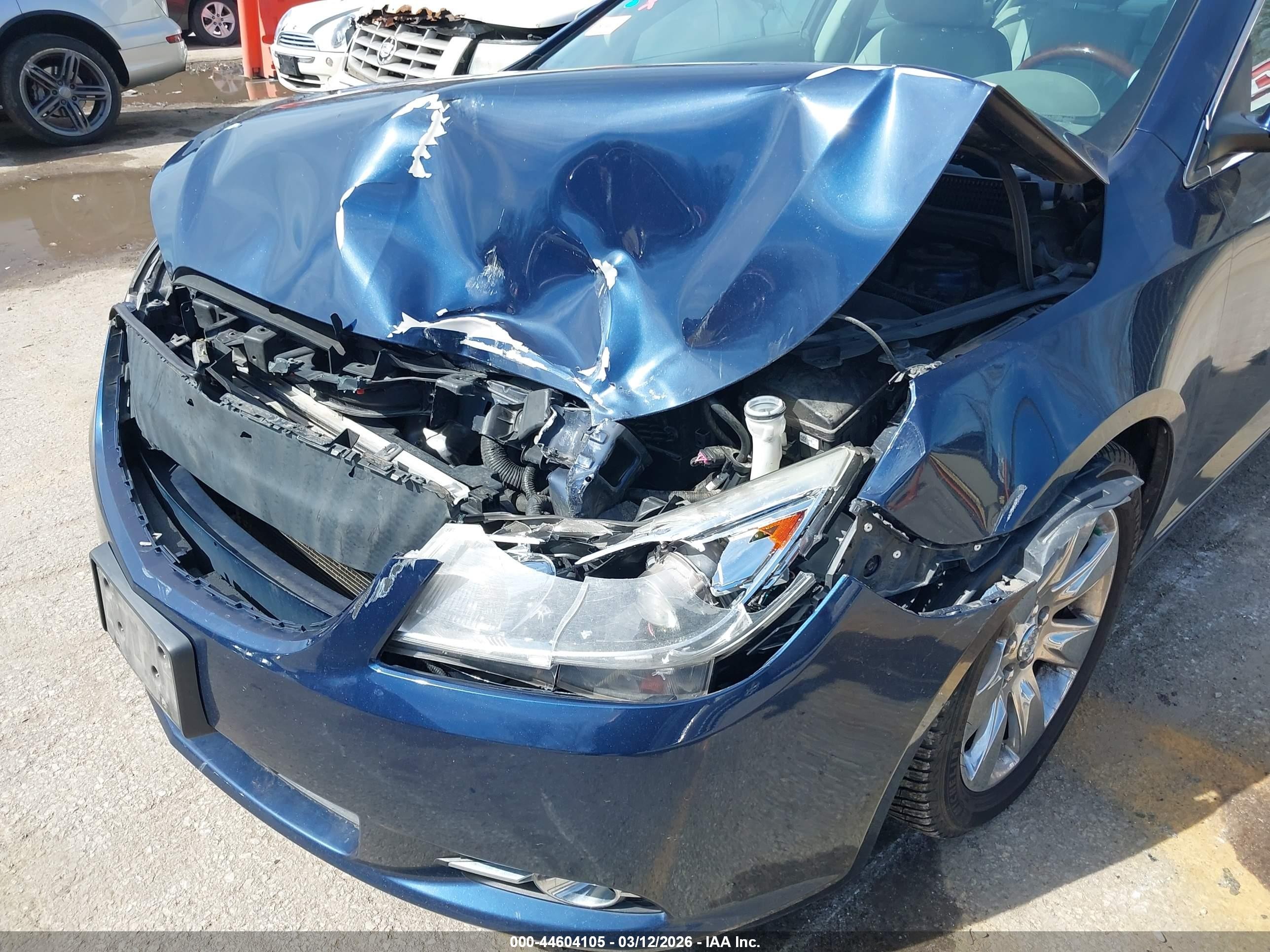 2010 Buick Lacrosse Cxs Navy vin: 1G4GE5EV1AF154325