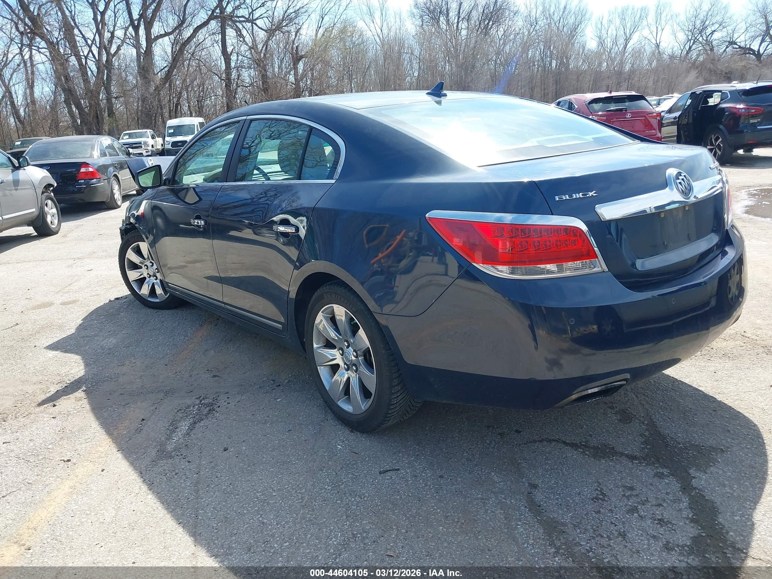 2010 Buick Lacrosse Cxs Navy vin: 1G4GE5EV1AF154325