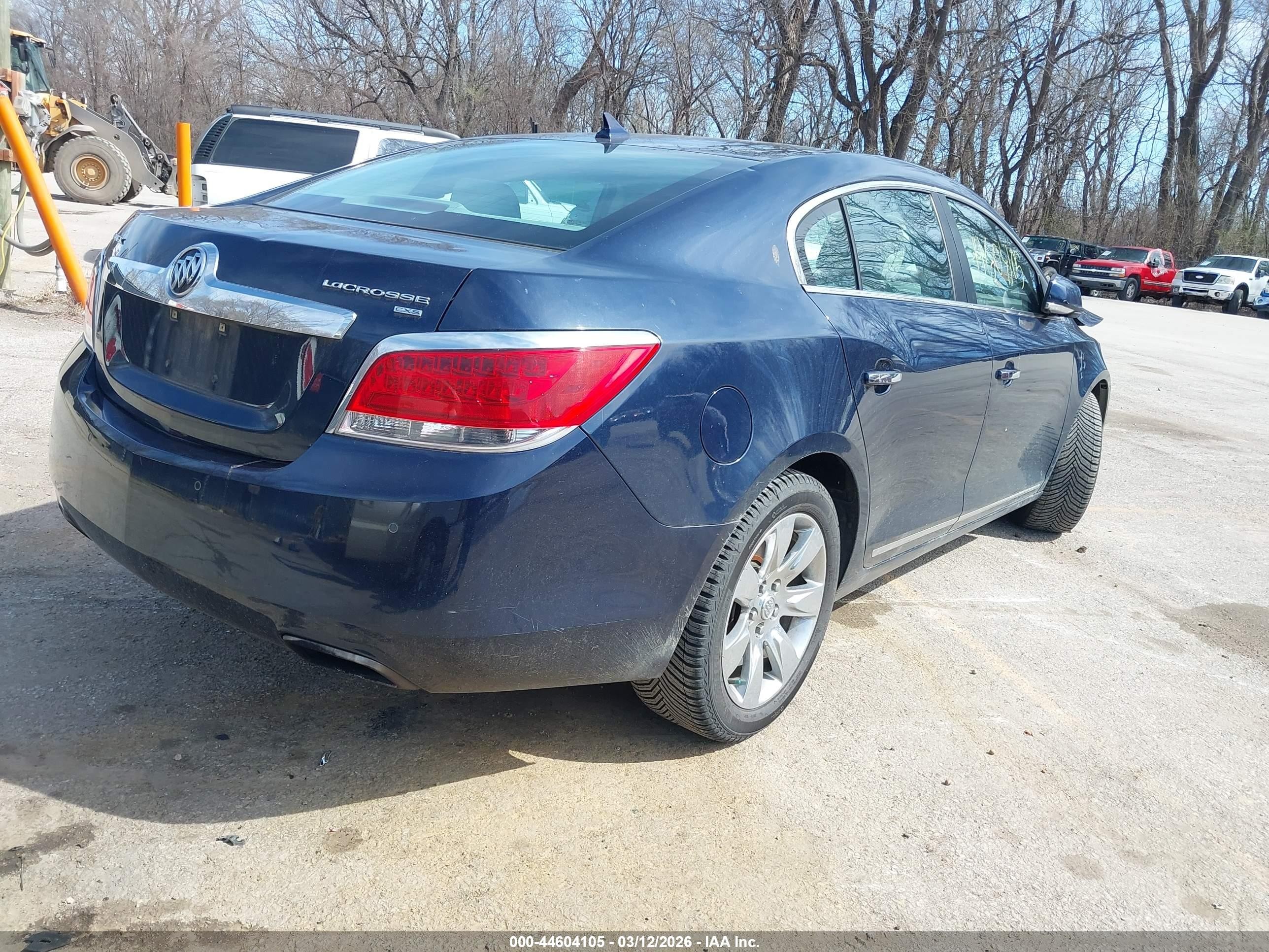 2010 Buick Lacrosse Cxs Navy vin: 1G4GE5EV1AF154325