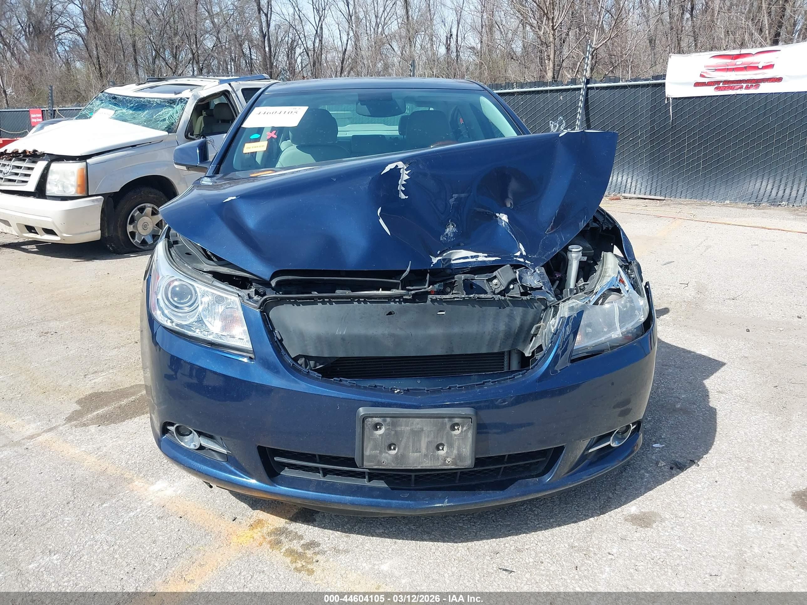 2010 Buick Lacrosse Cxs Navy vin: 1G4GE5EV1AF154325