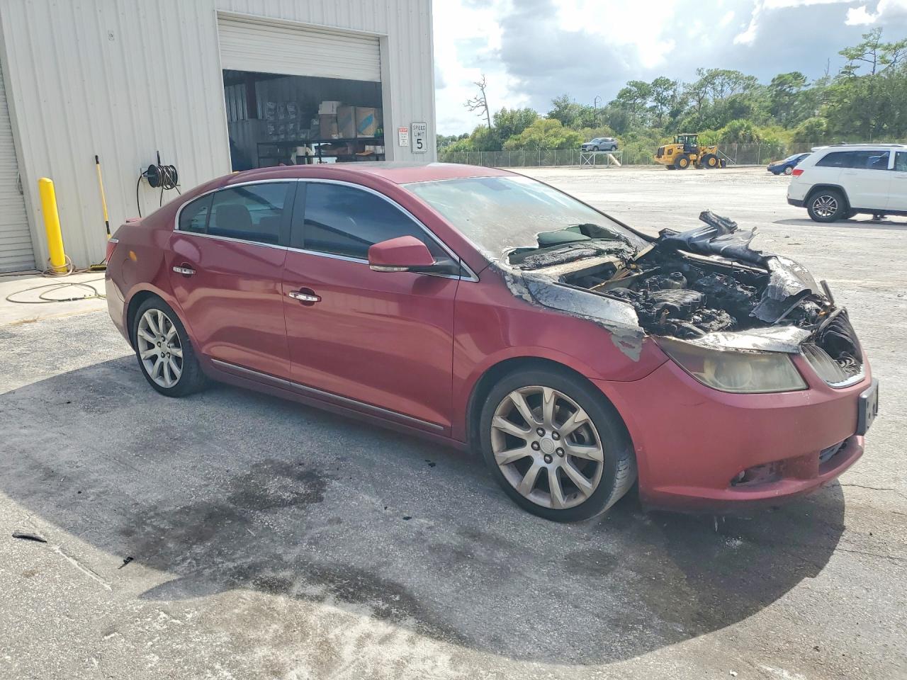 2010 Buick Lacrosse Cxs Burgundy vin: 1G4GE5EV2AF288244
