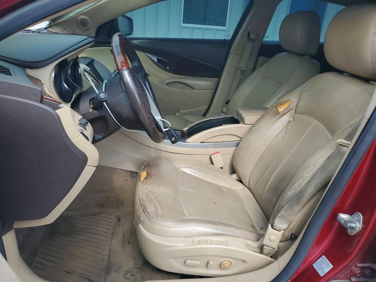 2010 Buick Lacrosse Cxs Burgundy vin: 1G4GE5EV2AF288244