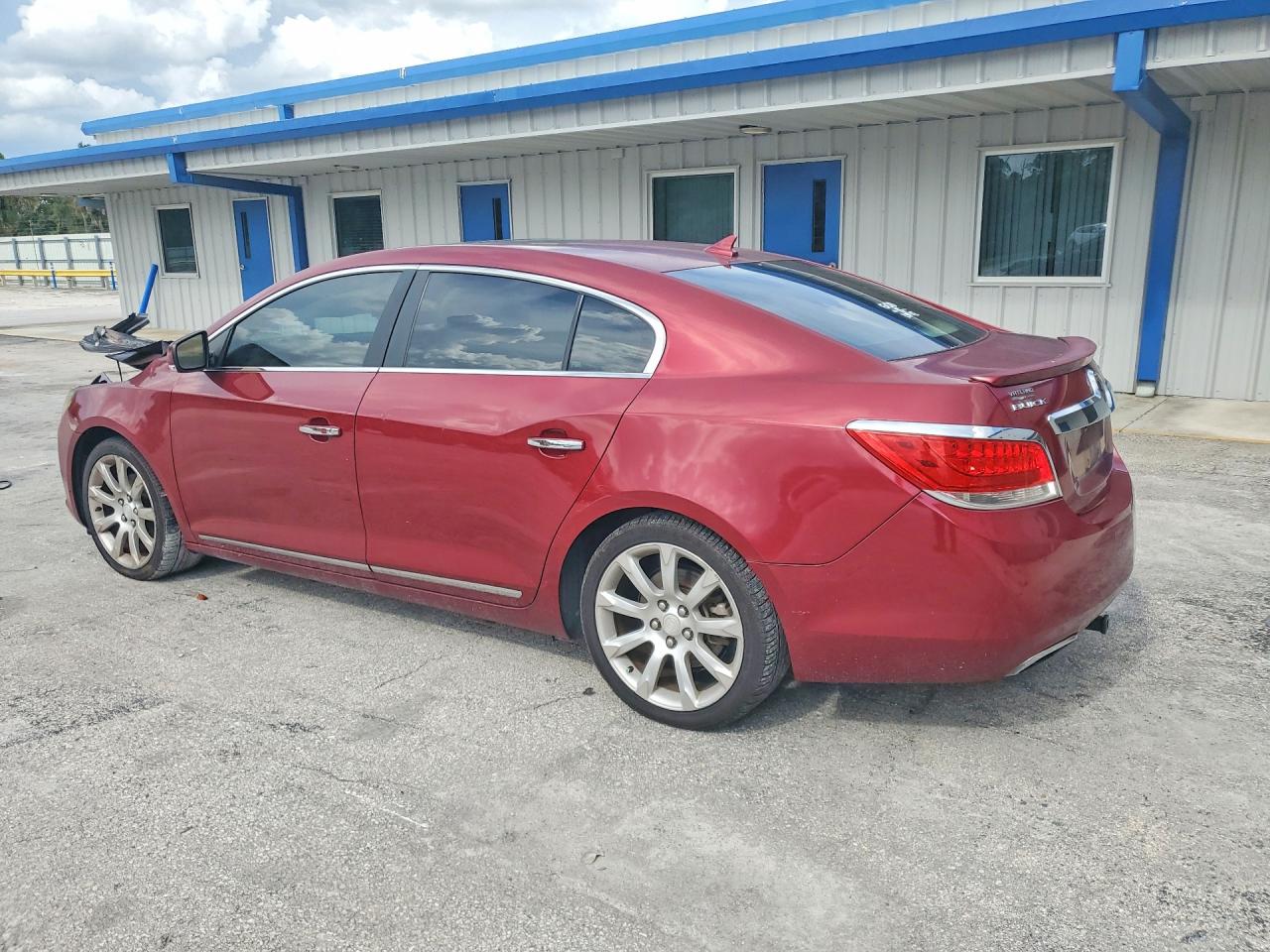 2010 Buick Lacrosse Cxs Burgundy vin: 1G4GE5EV2AF288244