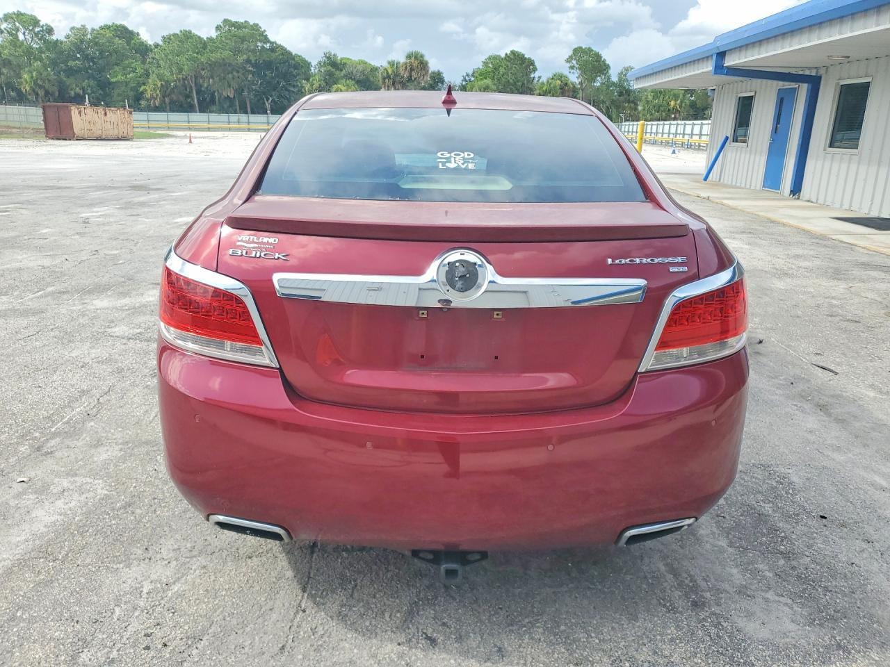 2010 Buick Lacrosse Cxs Burgundy vin: 1G4GE5EV2AF288244