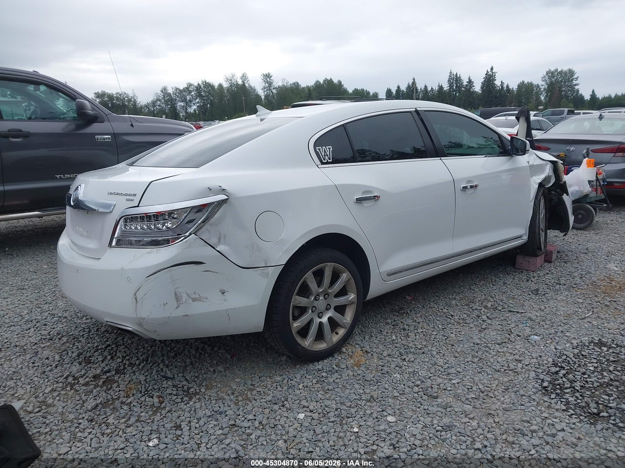 2010 Buick Lacrosse Cxs White vin: 1G4GE5EV4AF309160
