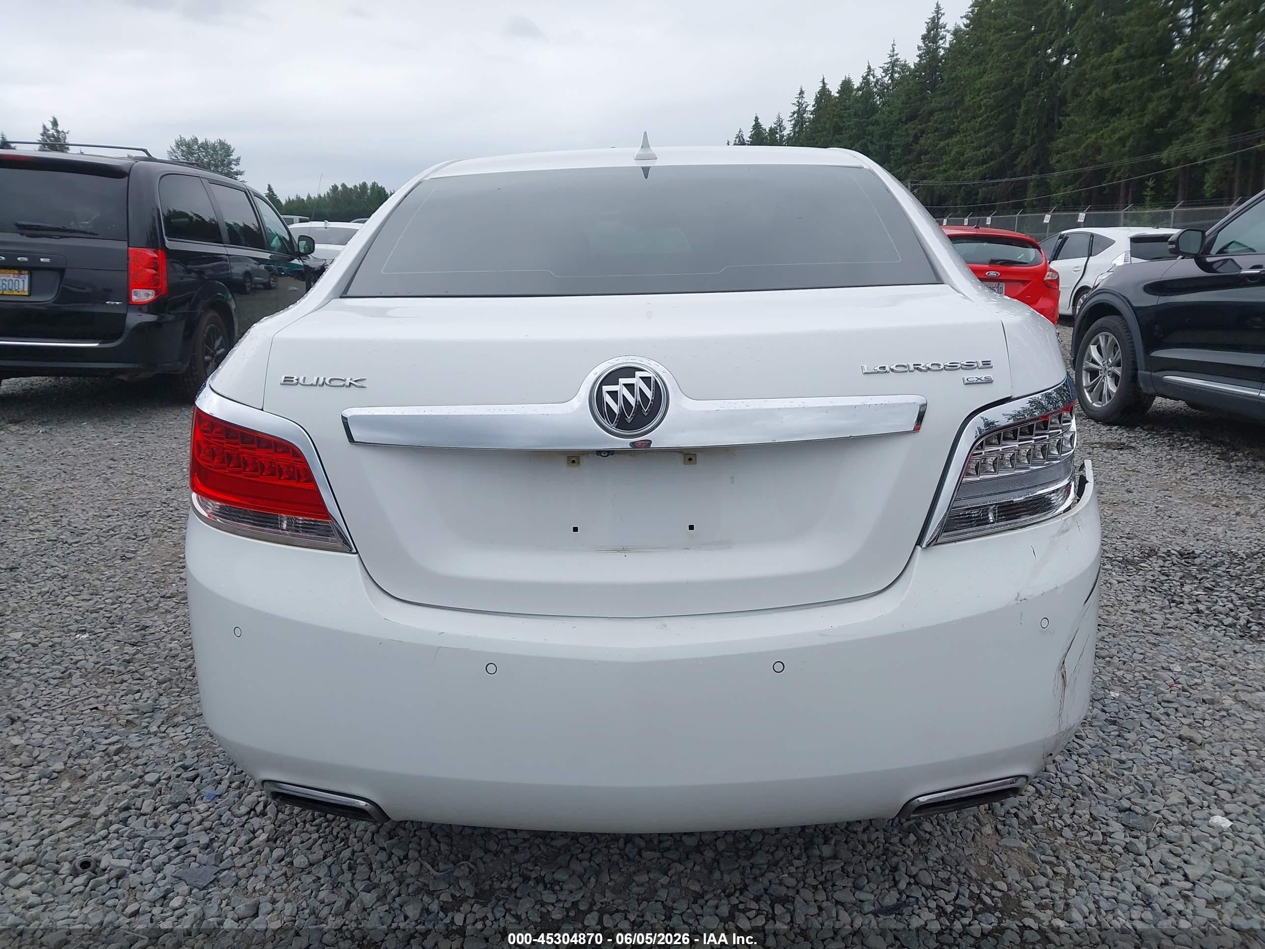 2010 Buick Lacrosse Cxs White vin: 1G4GE5EV4AF309160