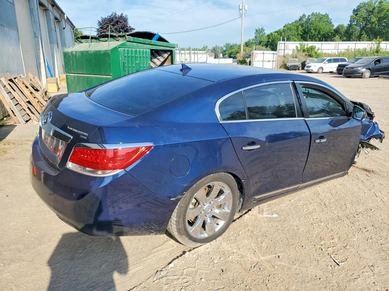 2010 Buick Lacrosse Cxs Blue vin: 1G4GE5EV6AF154501