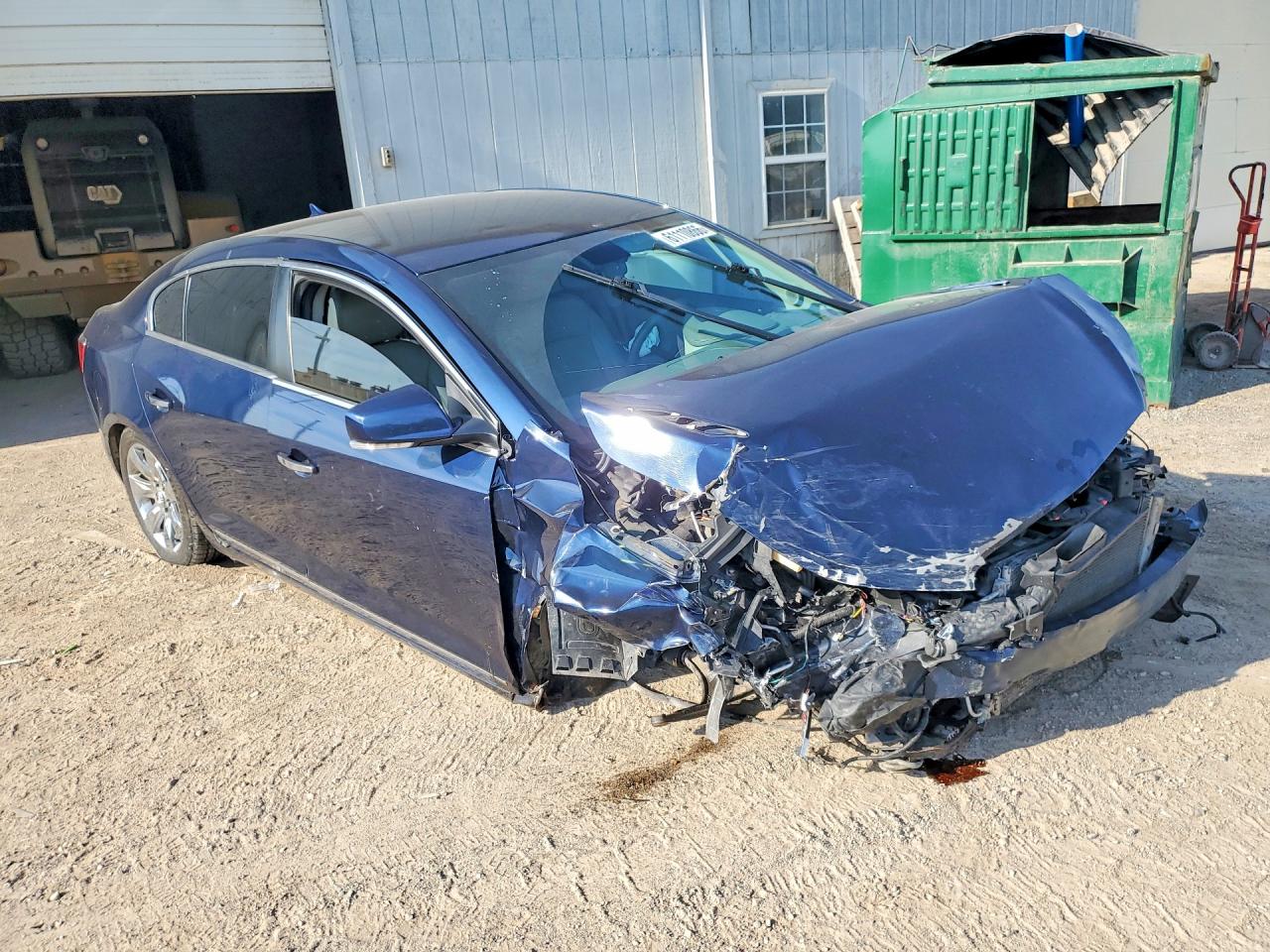 2010 Buick Lacrosse Cxs Blue vin: 1G4GE5EV6AF154501