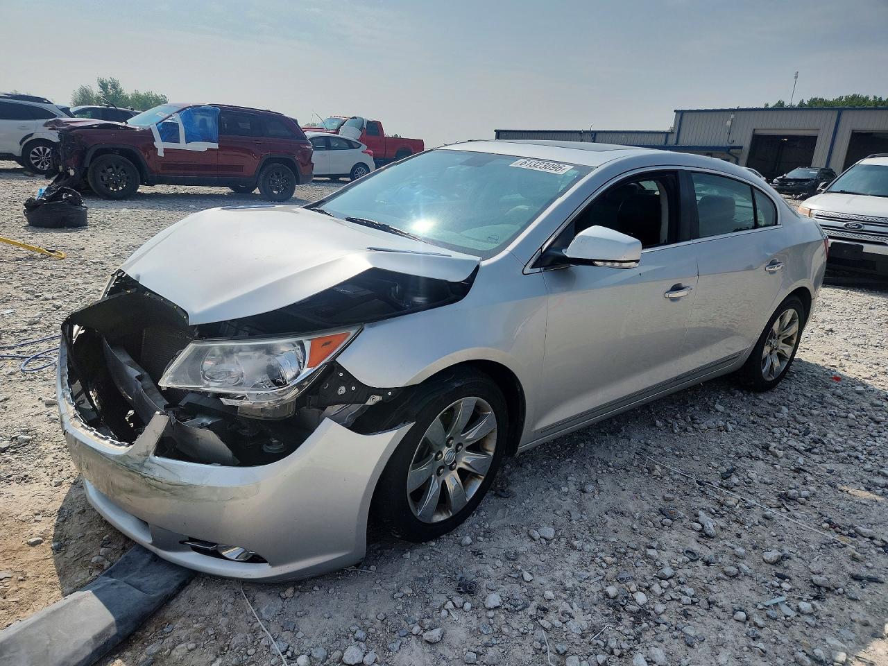 2010 Buick Lacrosse Cxs Silver vin: 1G4GE5EV7AF239539
