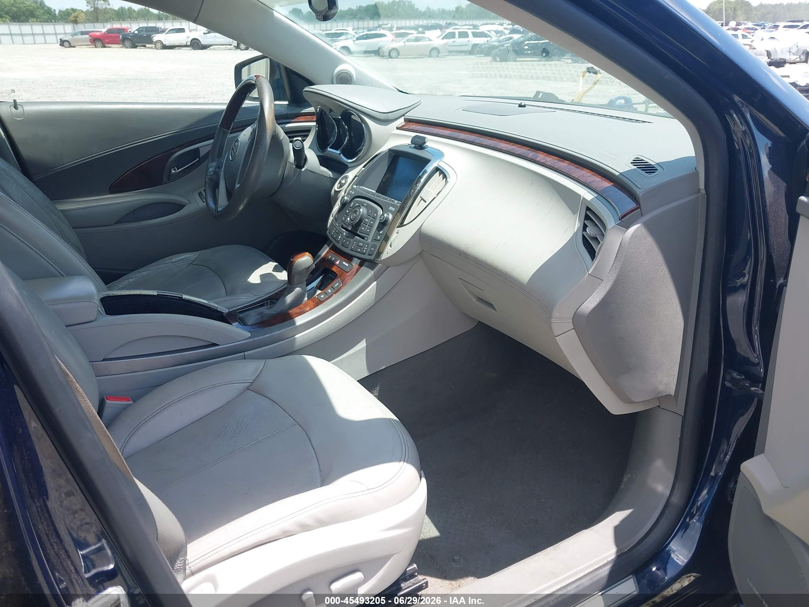 2010 Buick Lacrosse Cxs Dark Blue vin: 1G4GE5EV7AF300453