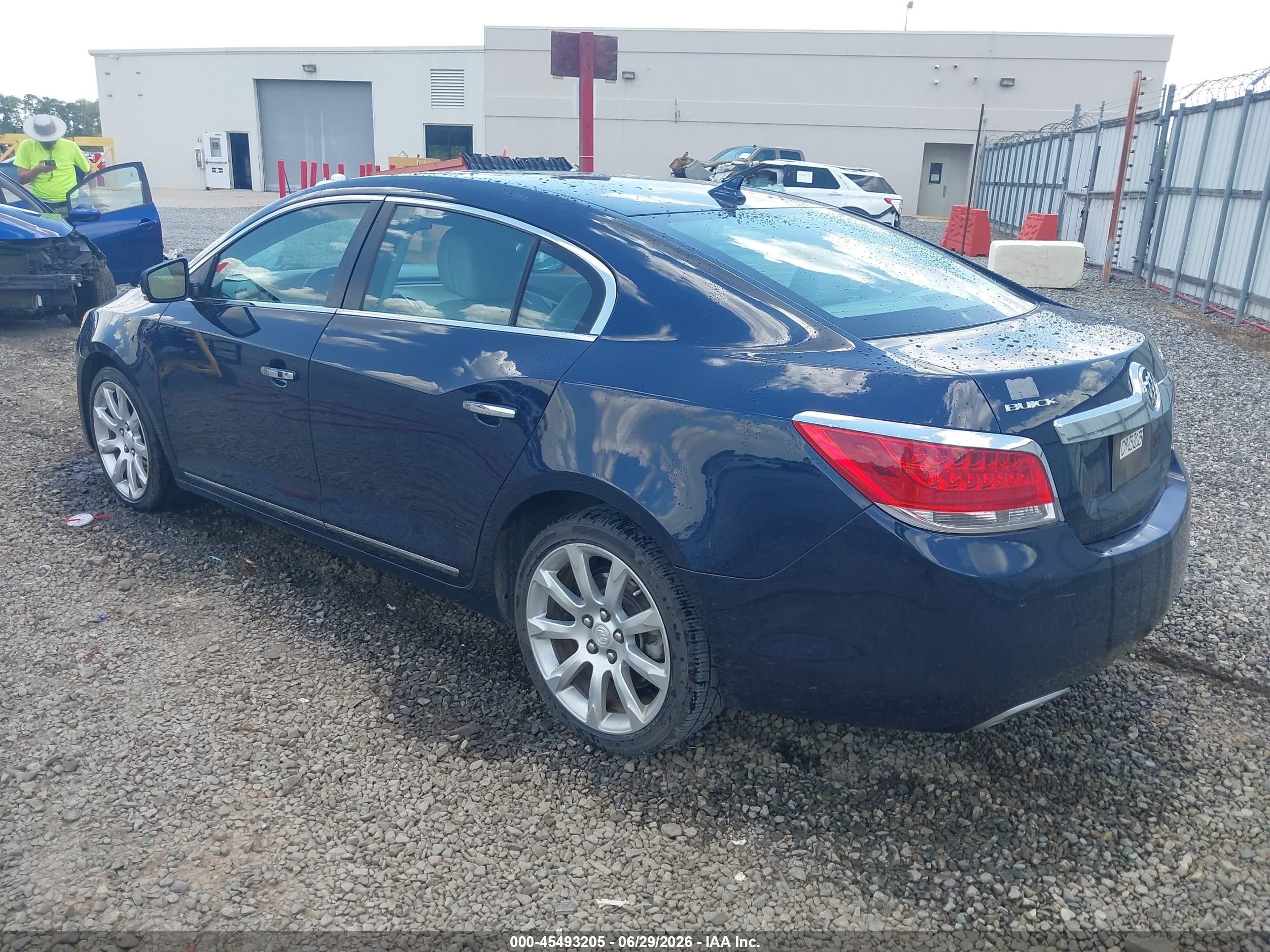 2010 Buick Lacrosse Cxs Dark Blue vin: 1G4GE5EV7AF300453
