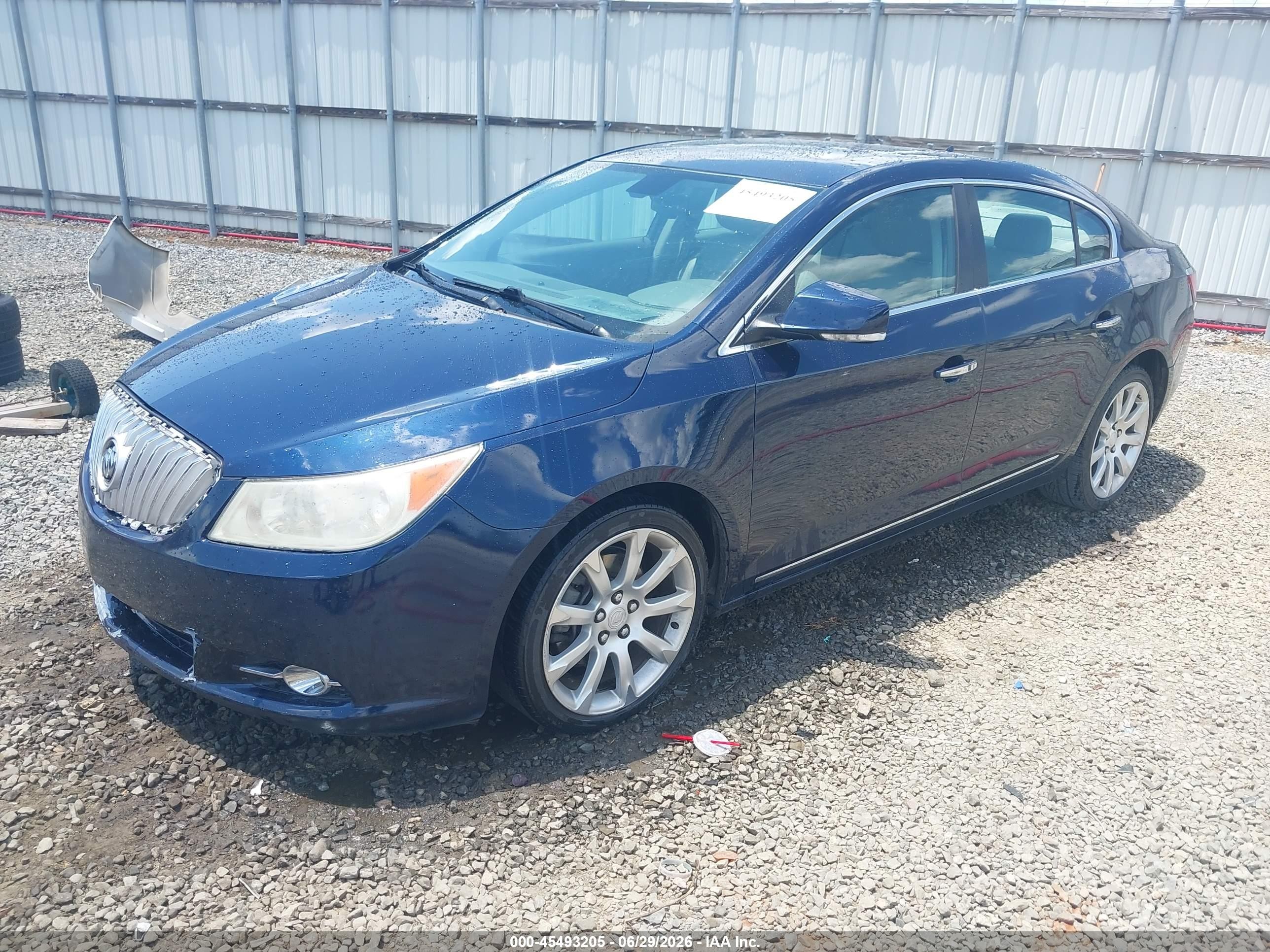 2010 Buick Lacrosse Cxs Dark Blue vin: 1G4GE5EV7AF300453