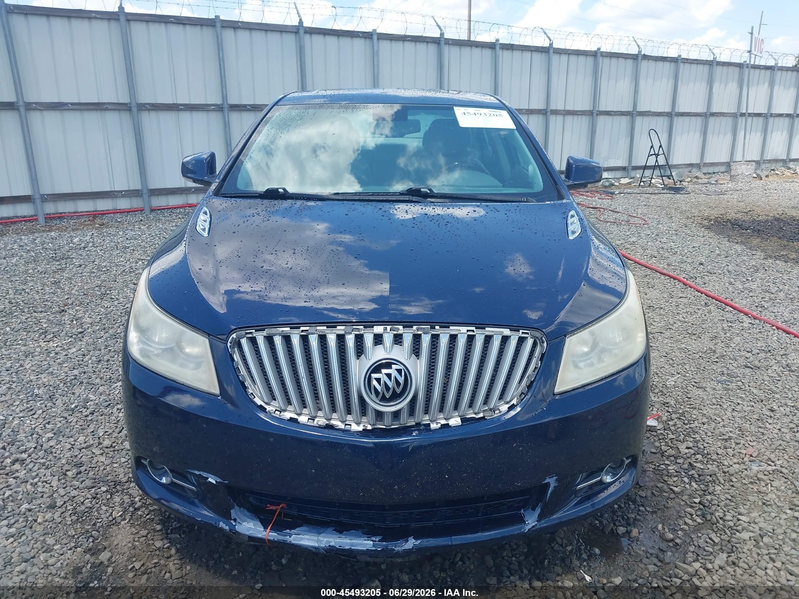 2010 Buick Lacrosse Cxs Dark Blue vin: 1G4GE5EV7AF300453