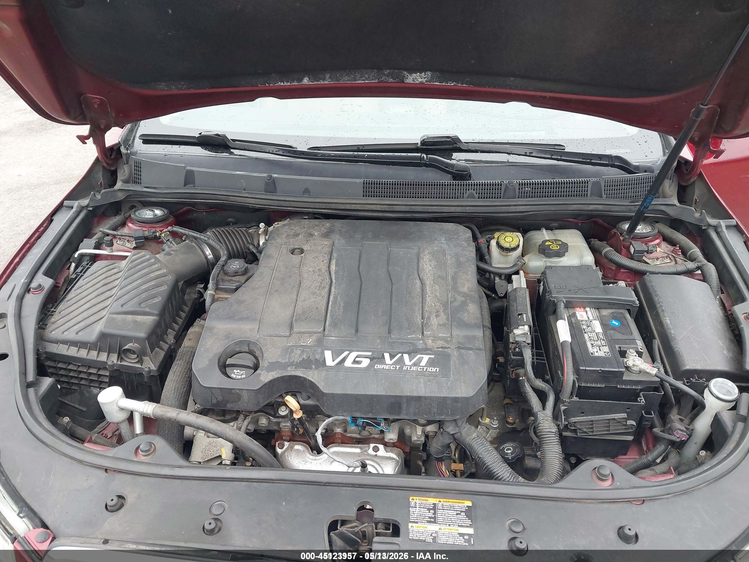 2010 Buick Lacrosse Cxs Red vin: 1G4GE5EV8AF166410