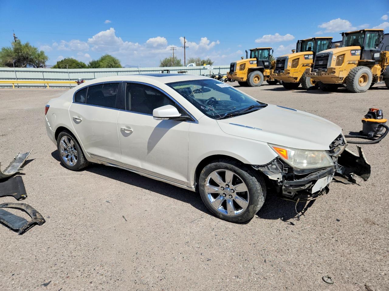 2010 Buick Lacrosse Cxs White vin: 1G4GE5EV9AF198041