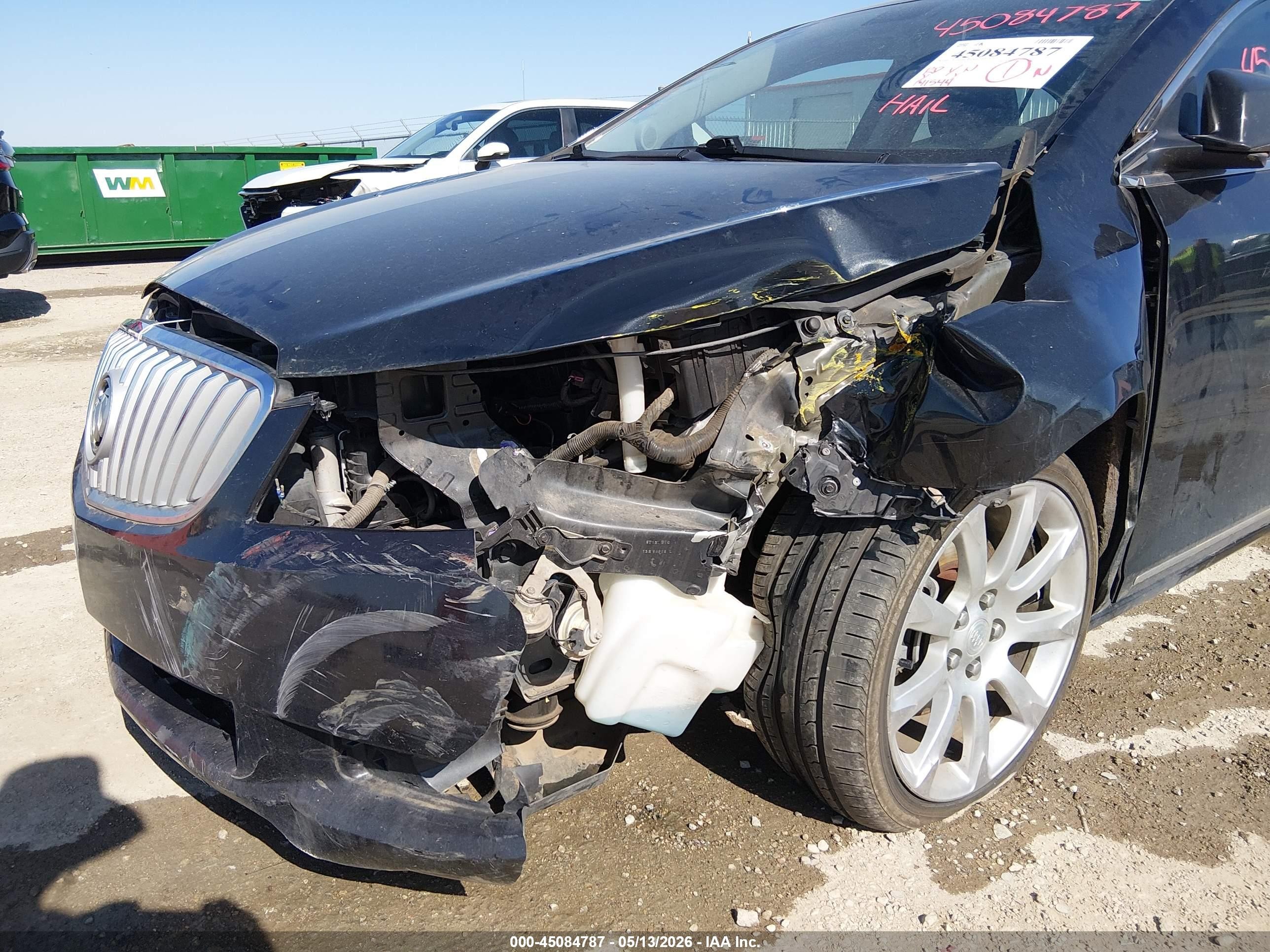 2010 Buick Lacrosse Cxs Black vin: 1G4GE5EV9AF306089