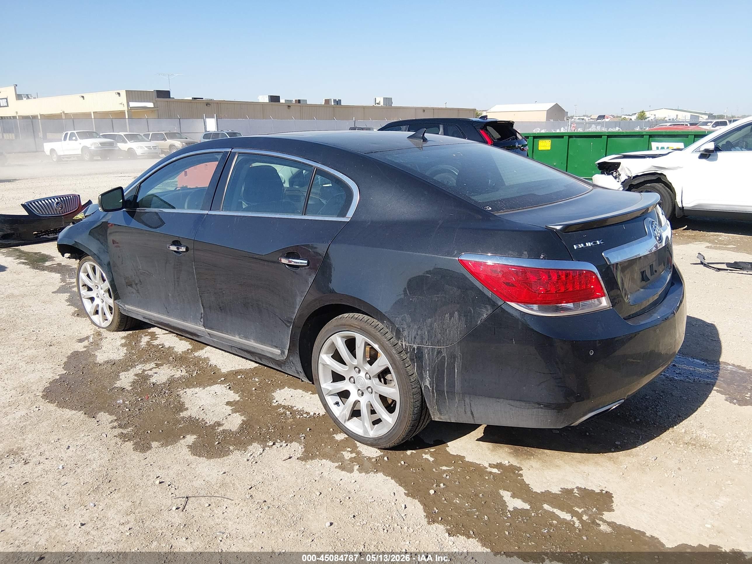 2010 Buick Lacrosse Cxs Black vin: 1G4GE5EV9AF306089