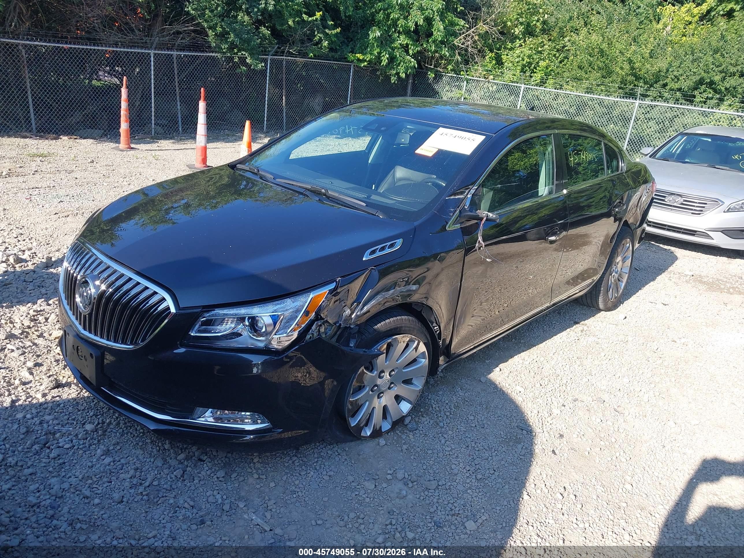 2014 Buick Lacrosse Premium I Group Black vin: 1G4GE5G30EF151577