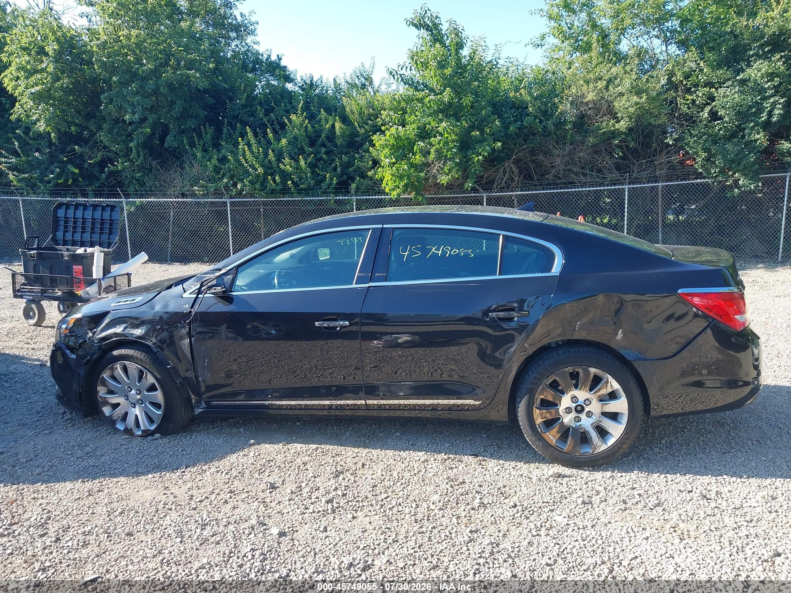 2014 Buick Lacrosse Premium I Group Black vin: 1G4GE5G30EF151577