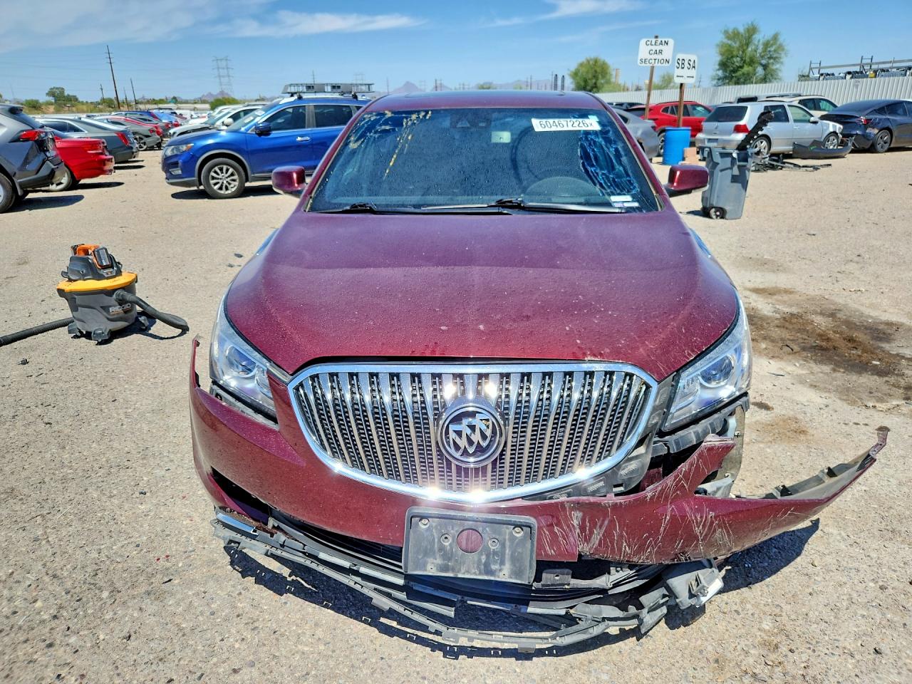 2015 Buick Lacrosse Premium Maroon vin: 1G4GE5G32FF299408