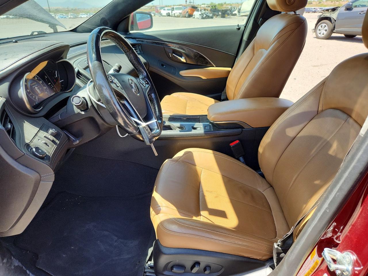 2015 Buick Lacrosse Premium Maroon vin: 1G4GE5G32FF299408