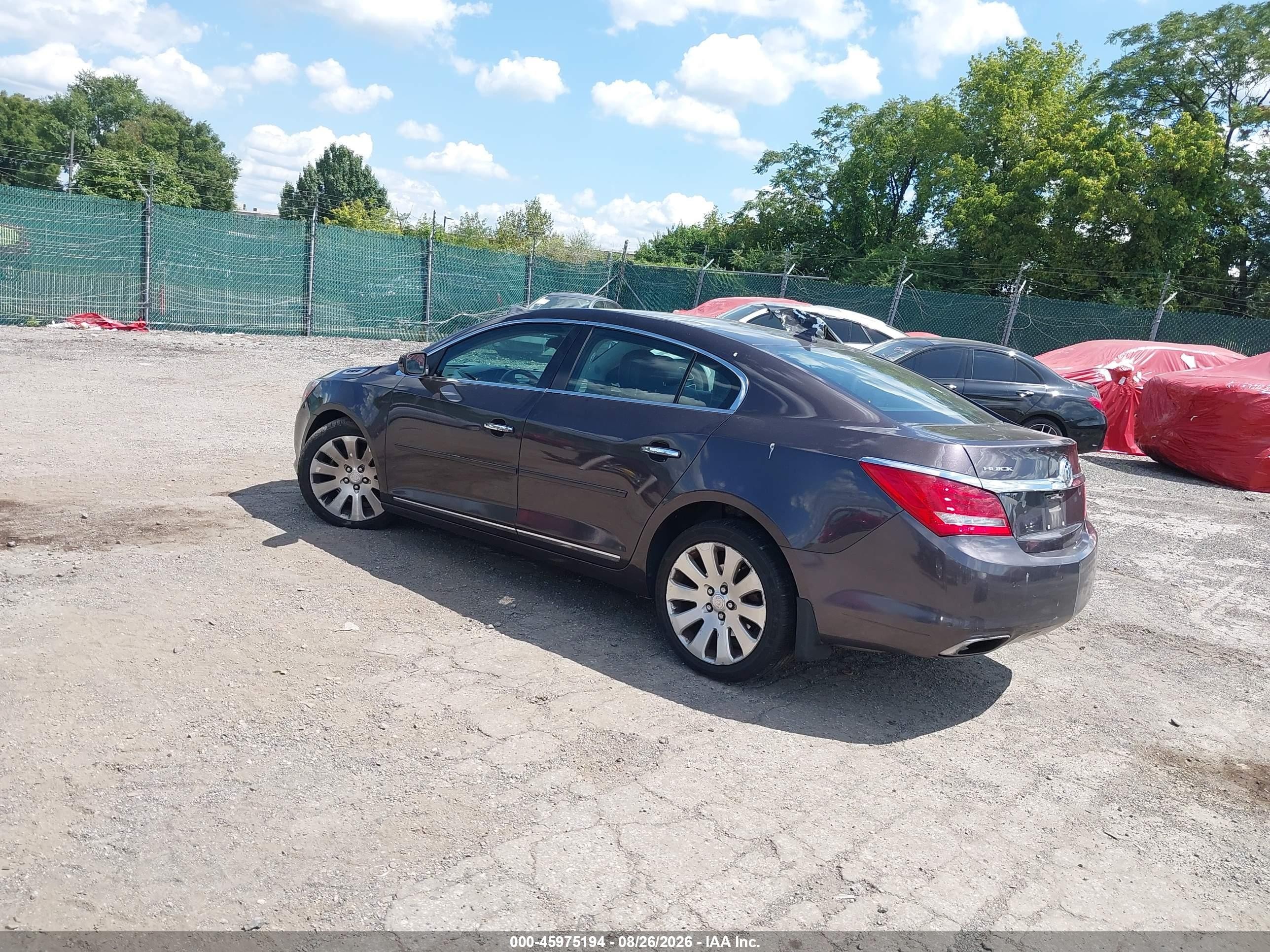 2014 Buick Lacrosse Premium I Group Серый vin: 1G4GE5G33EF148706