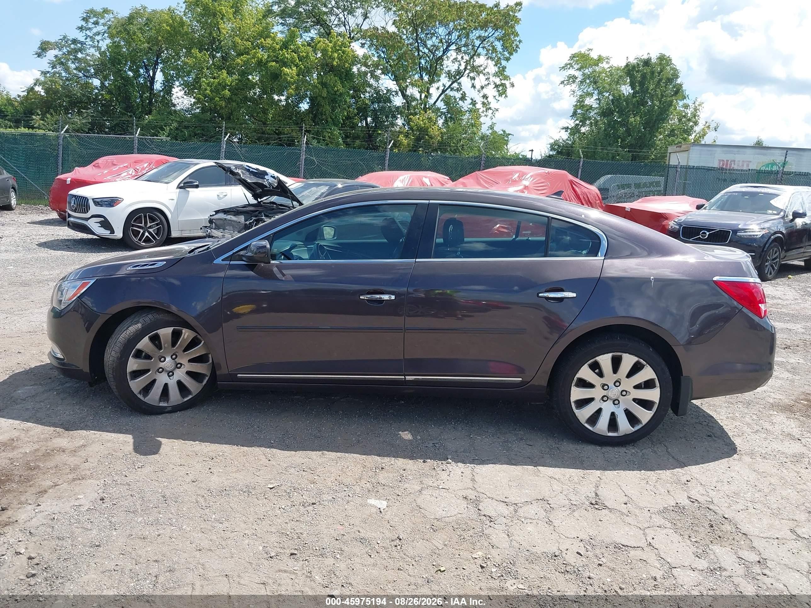 2014 Buick Lacrosse Premium I Group Серый vin: 1G4GE5G33EF148706