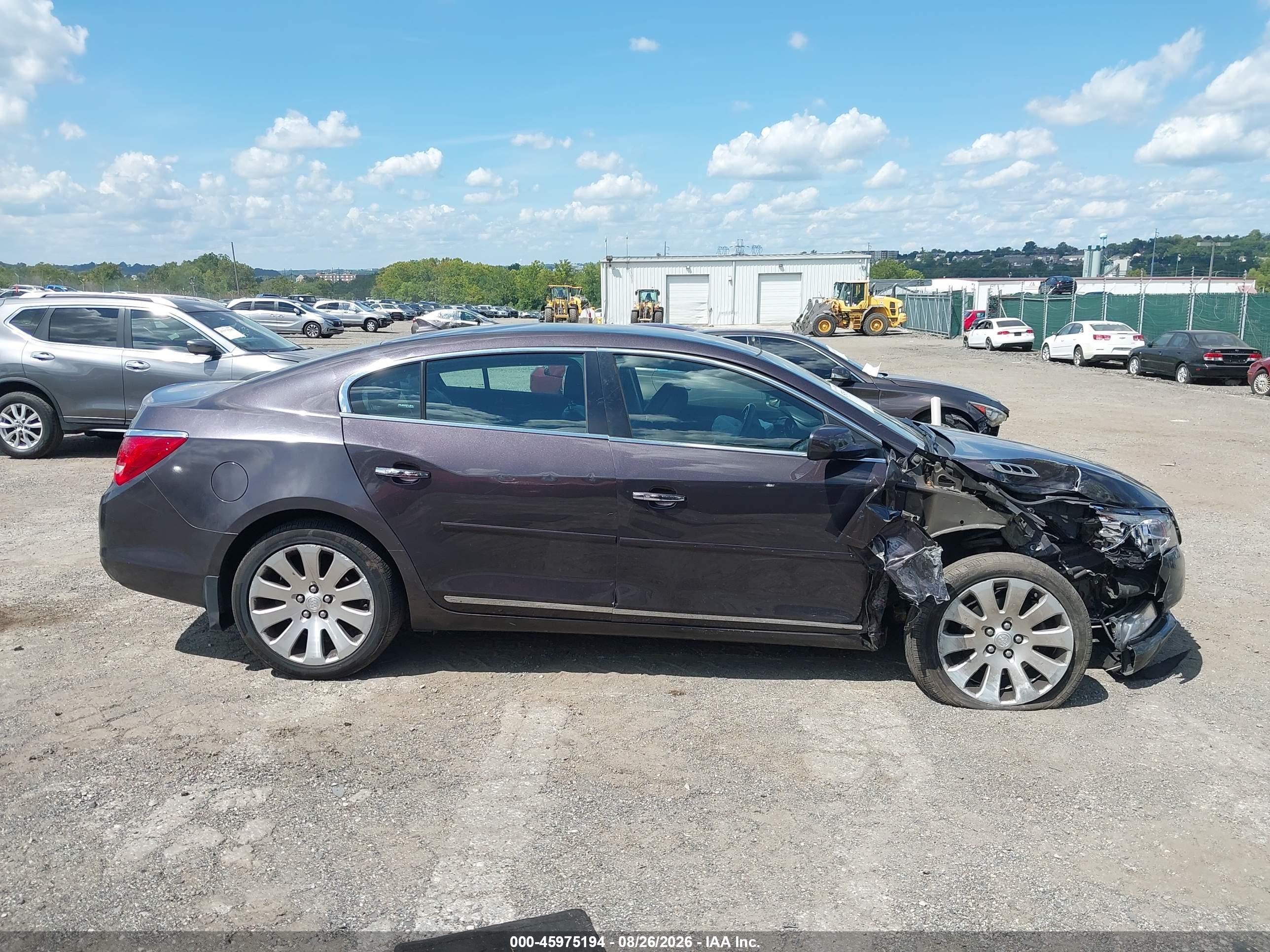 2014 Buick Lacrosse Premium I Group Серый vin: 1G4GE5G33EF148706