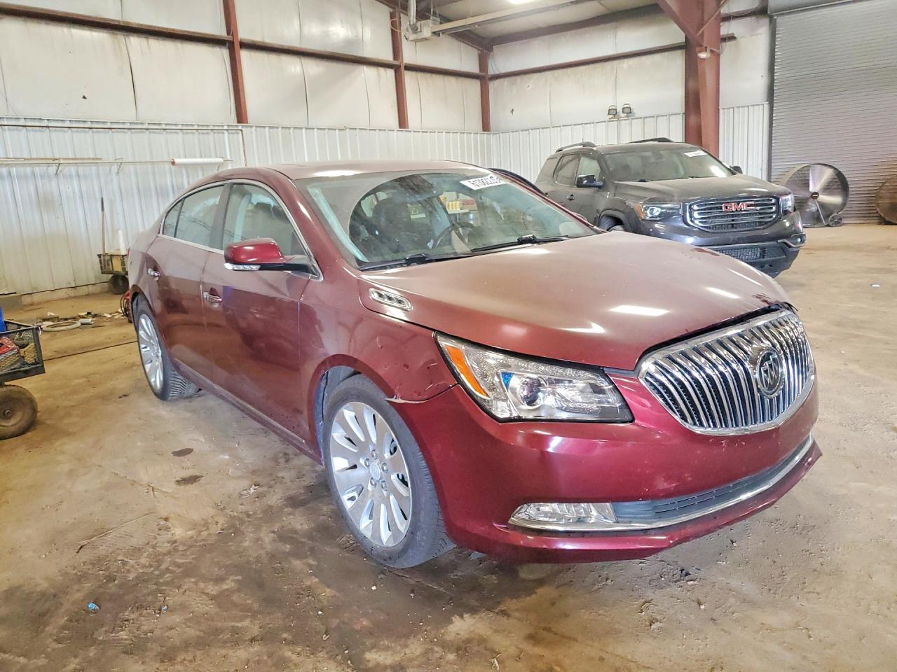 2014 Buick Lacrosse Premium Бордовый vin: 1G4GE5G35EF303496