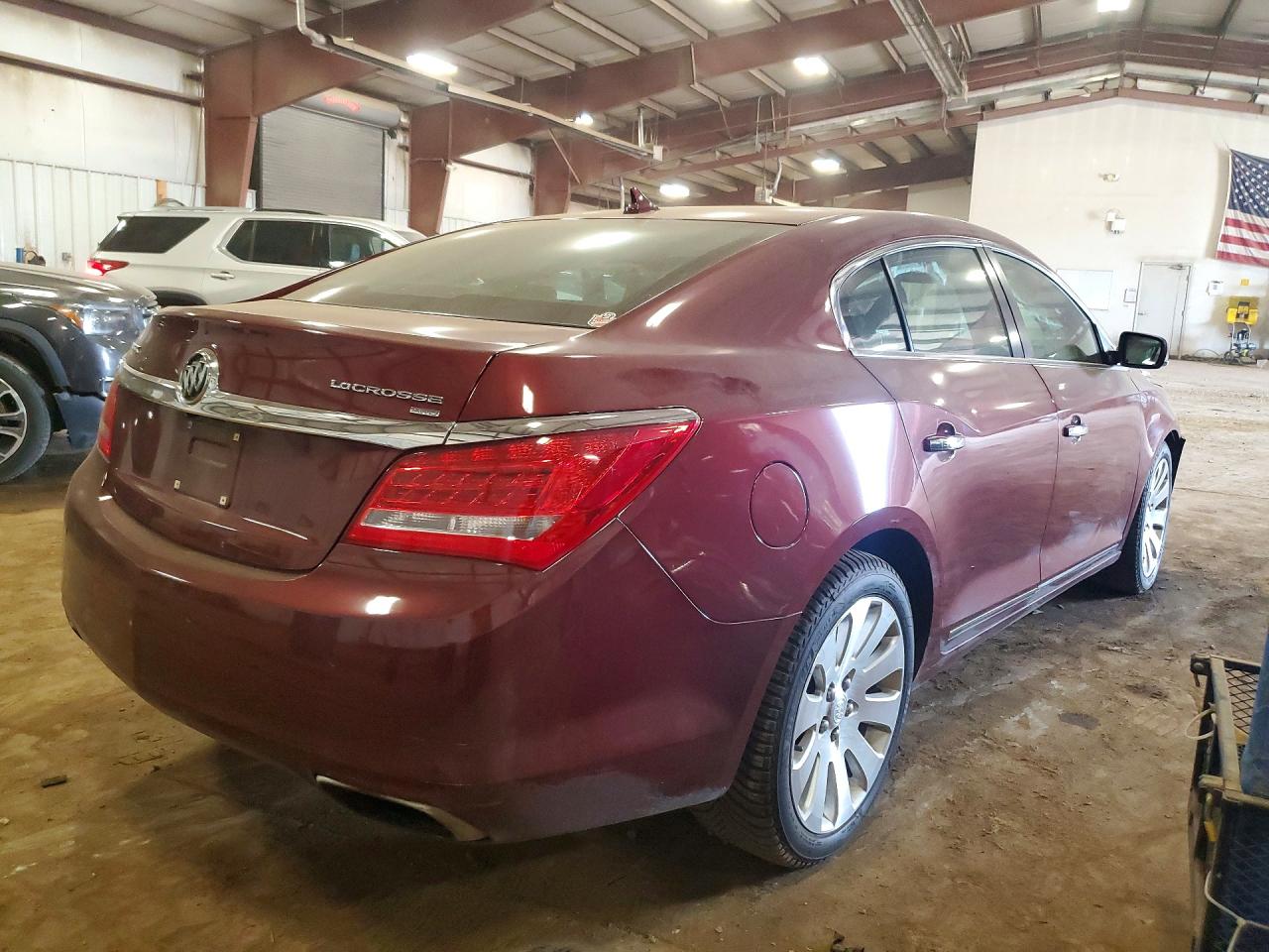 2014 Buick Lacrosse Premium Бордовый vin: 1G4GE5G35EF303496