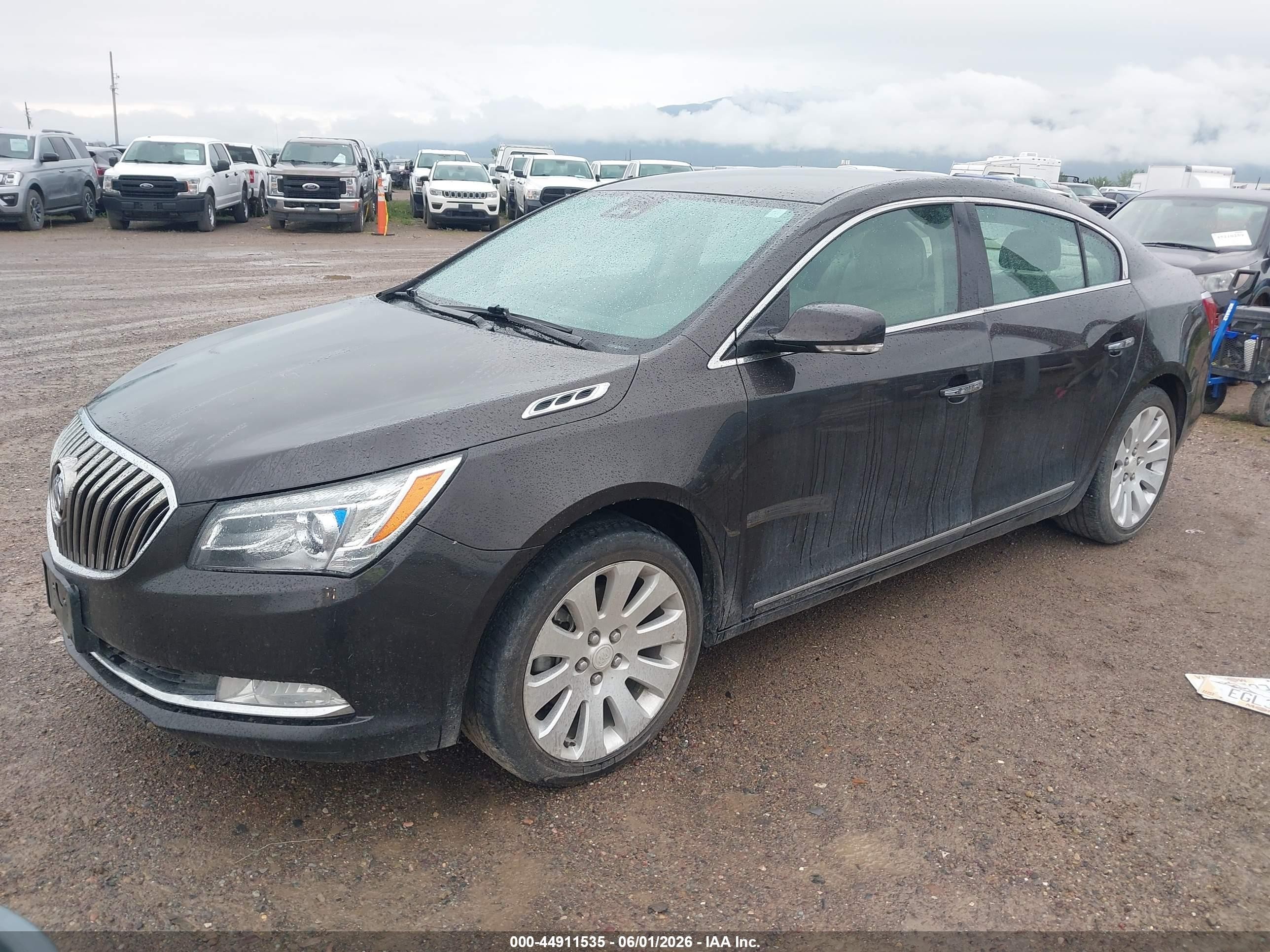 2014 Buick Lacrosse Premium I Group Black vin: 1G4GE5G37EF134419