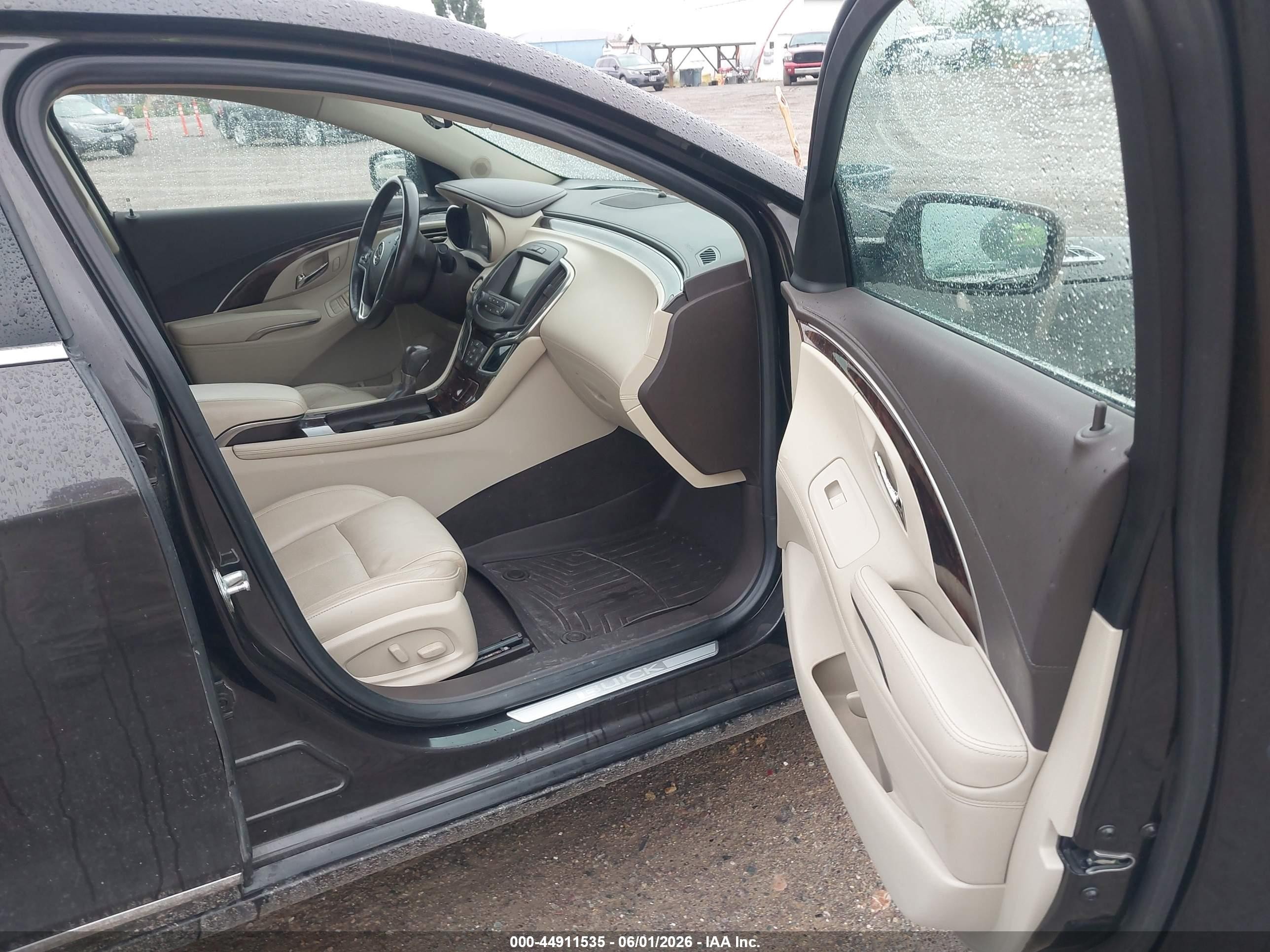 2014 Buick Lacrosse Premium I Group Black vin: 1G4GE5G37EF134419