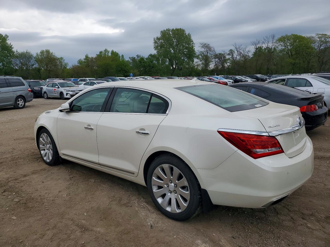 2014 Buick Lacrosse Premium White vin: 1G4GE5G37EF150488