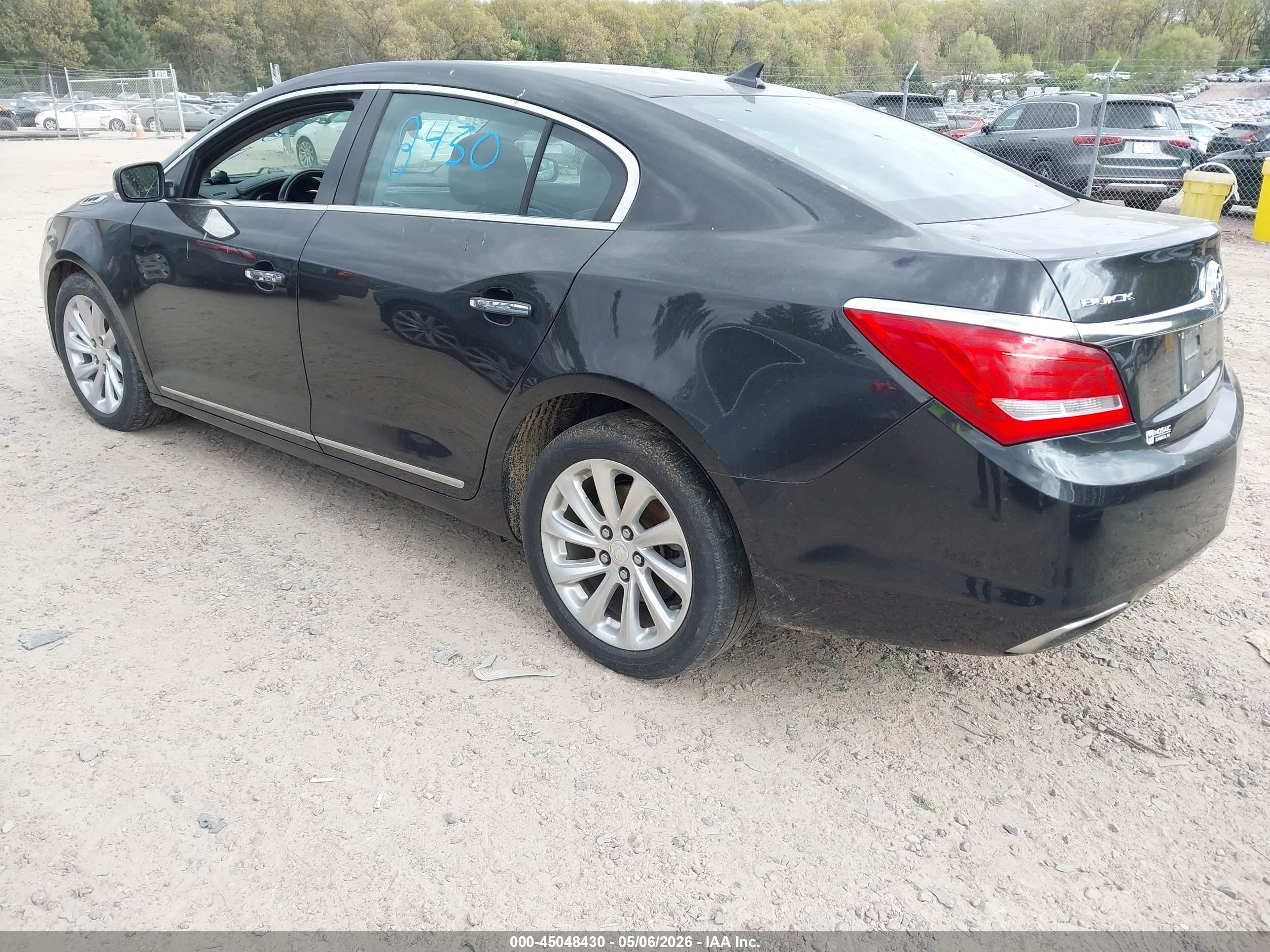 2014 Buick Lacrosse Premium I Group Black vin: 1G4GE5G37EF152113