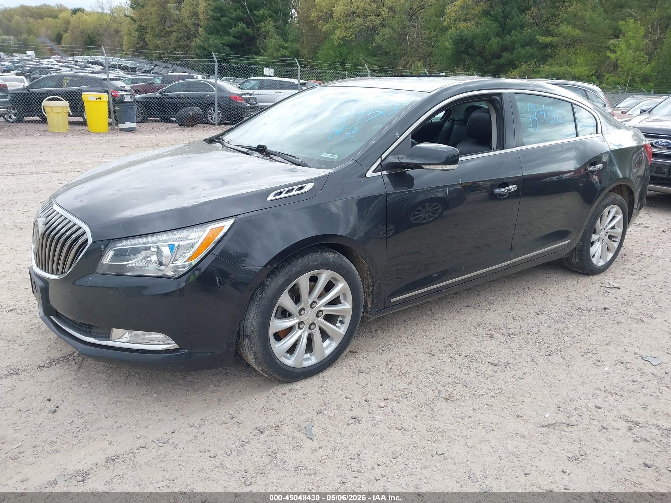 2014 Buick Lacrosse Premium I Group Black vin: 1G4GE5G37EF152113