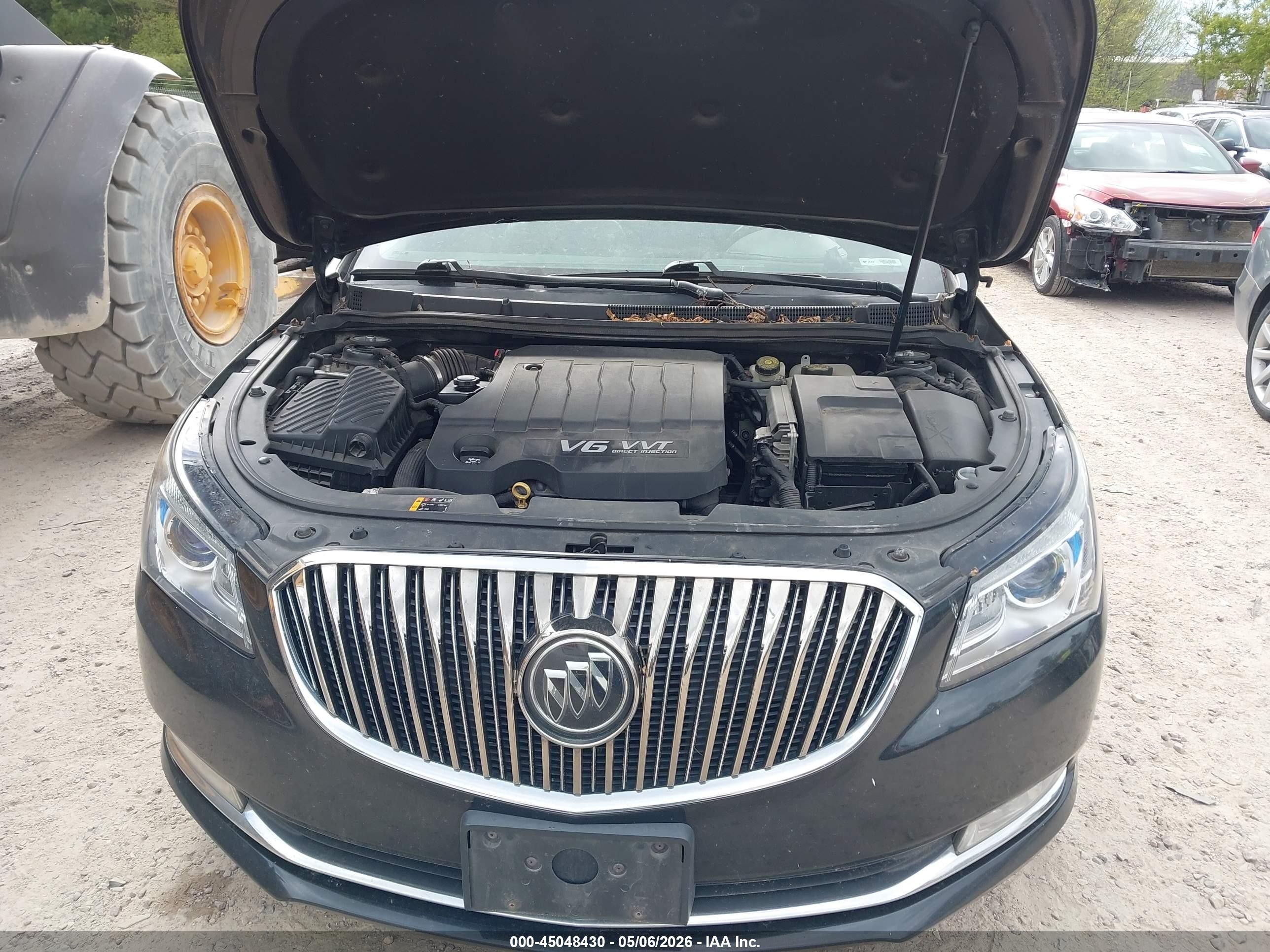 2014 Buick Lacrosse Premium I Group Black vin: 1G4GE5G37EF152113