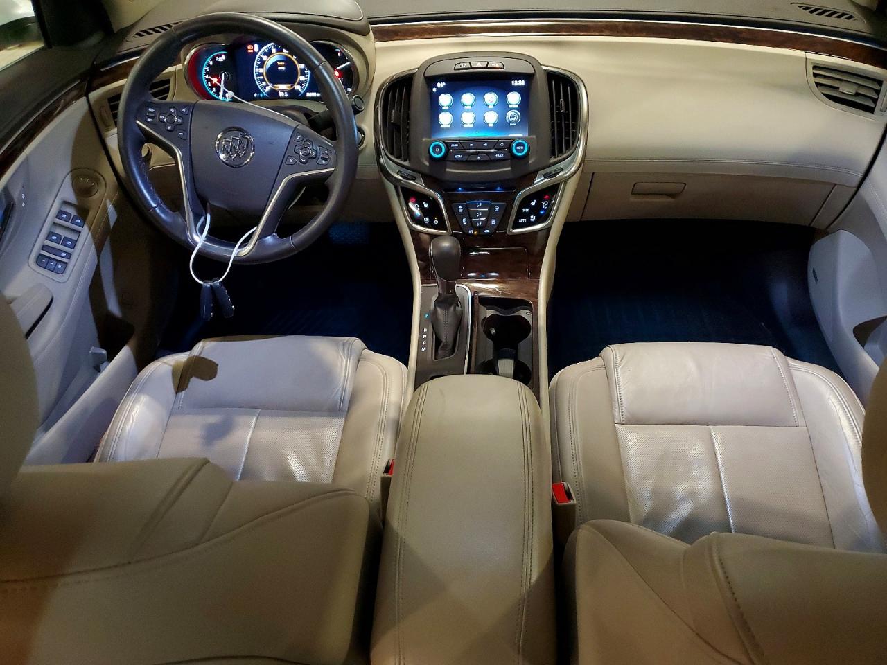 2015 Buick Lacrosse Premium White vin: 1G4GE5G39FF218615