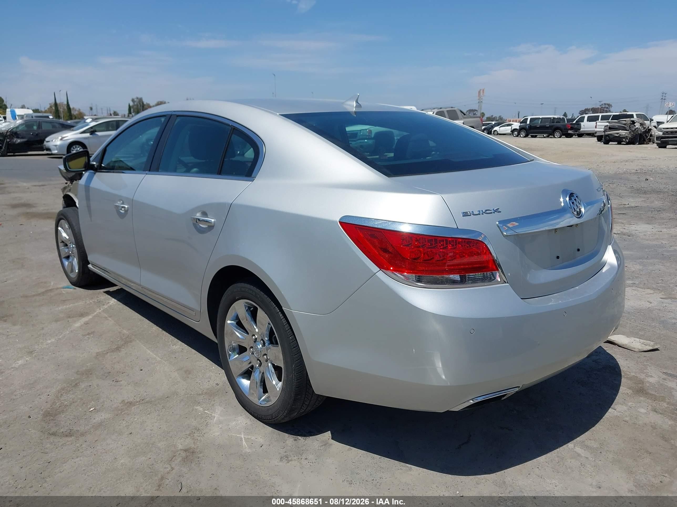 2011 Buick Lacrosse Cxs Серебряный vin: 1G4GE5GD0BF312532